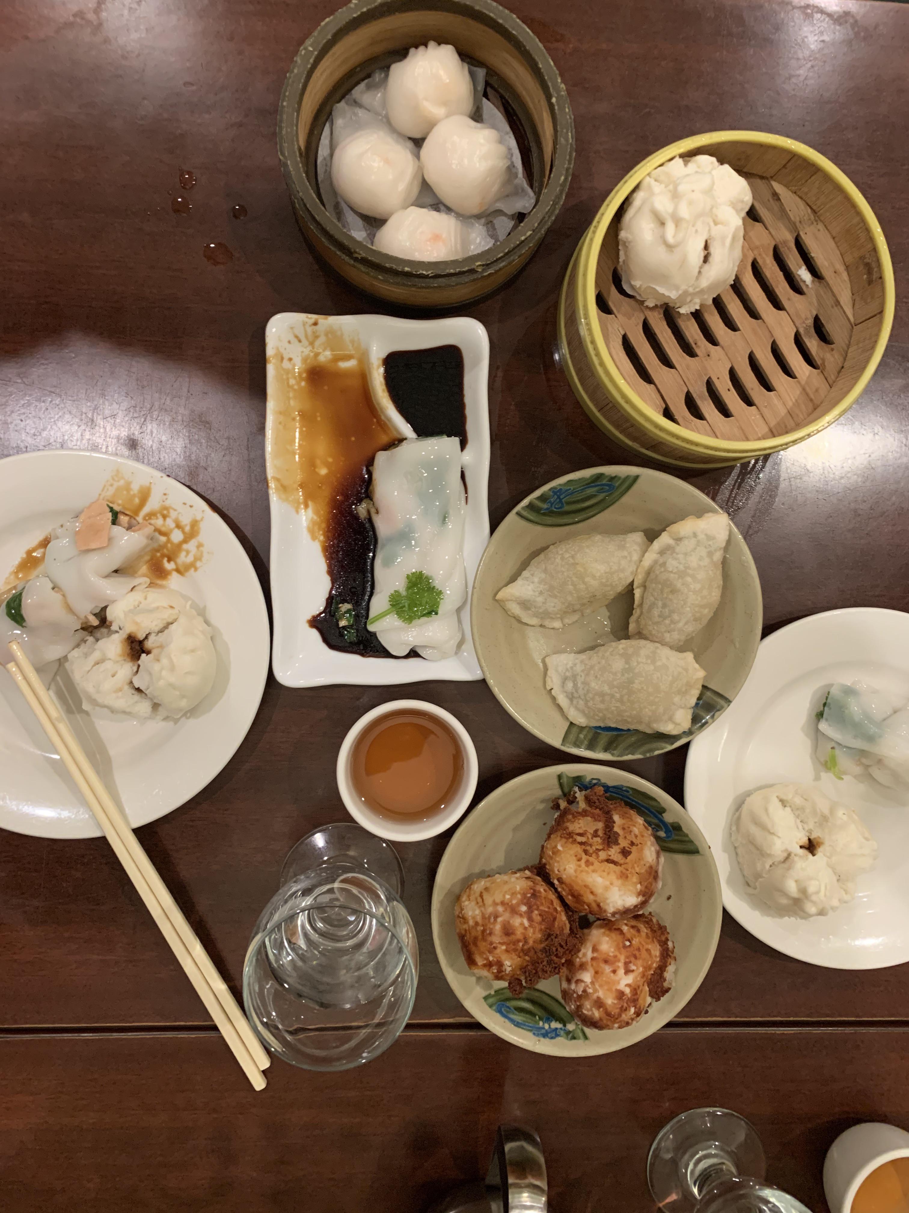 vegan dim sum at Vegetarian Dim Sum House in NYC vegan_travel