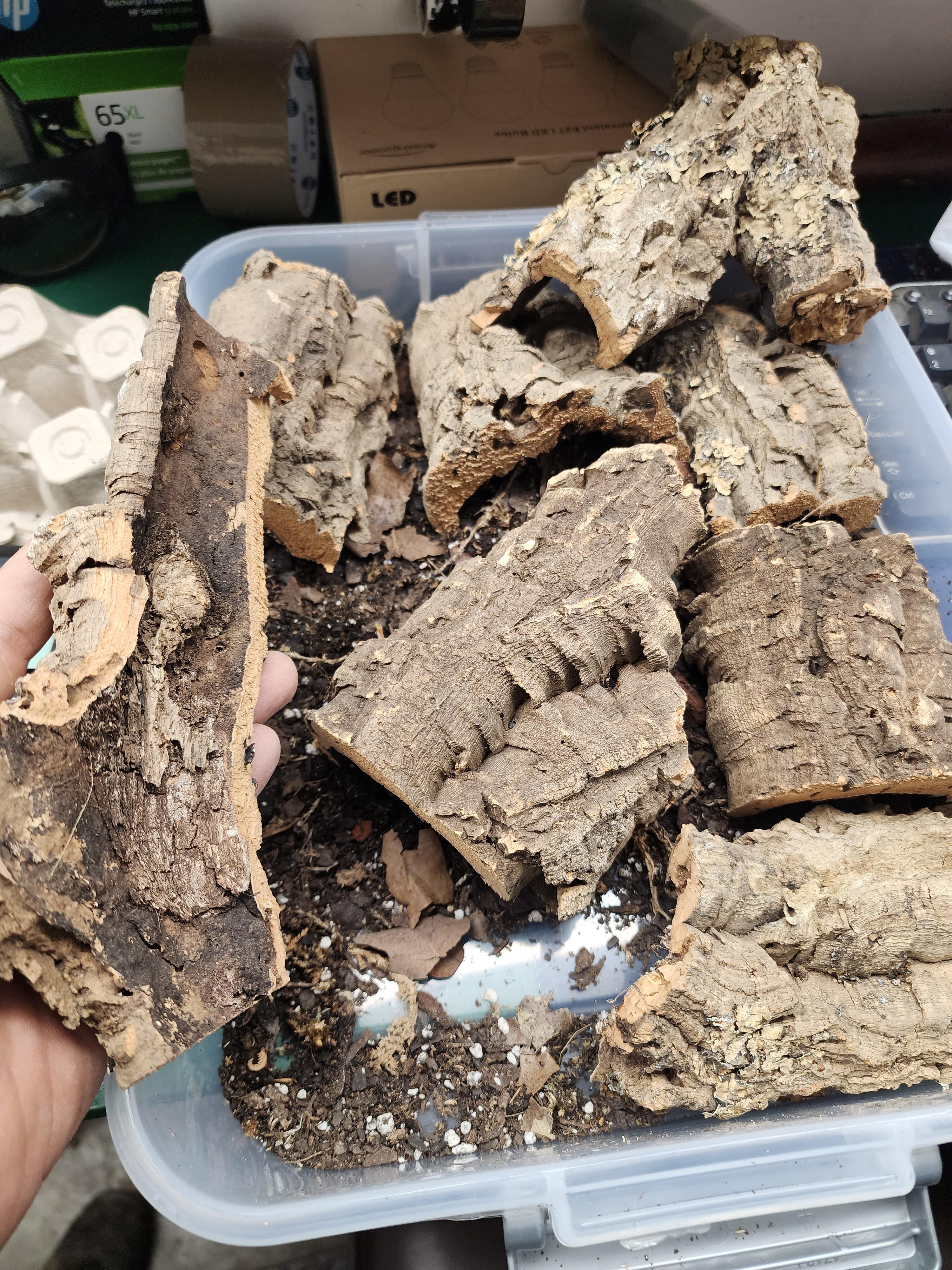 Bought 2 Cork rounds from petco, took a circular saw to them, cut each