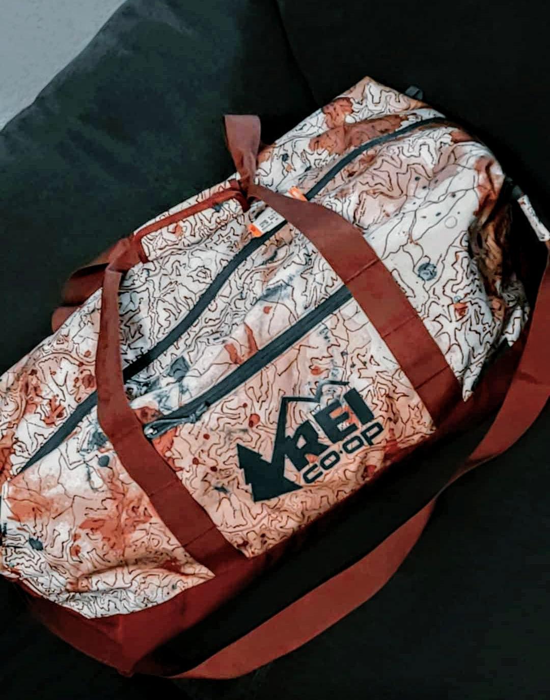 Brand new 40L REI duffle bag found for 3 at Goodwill! A duffle bag has