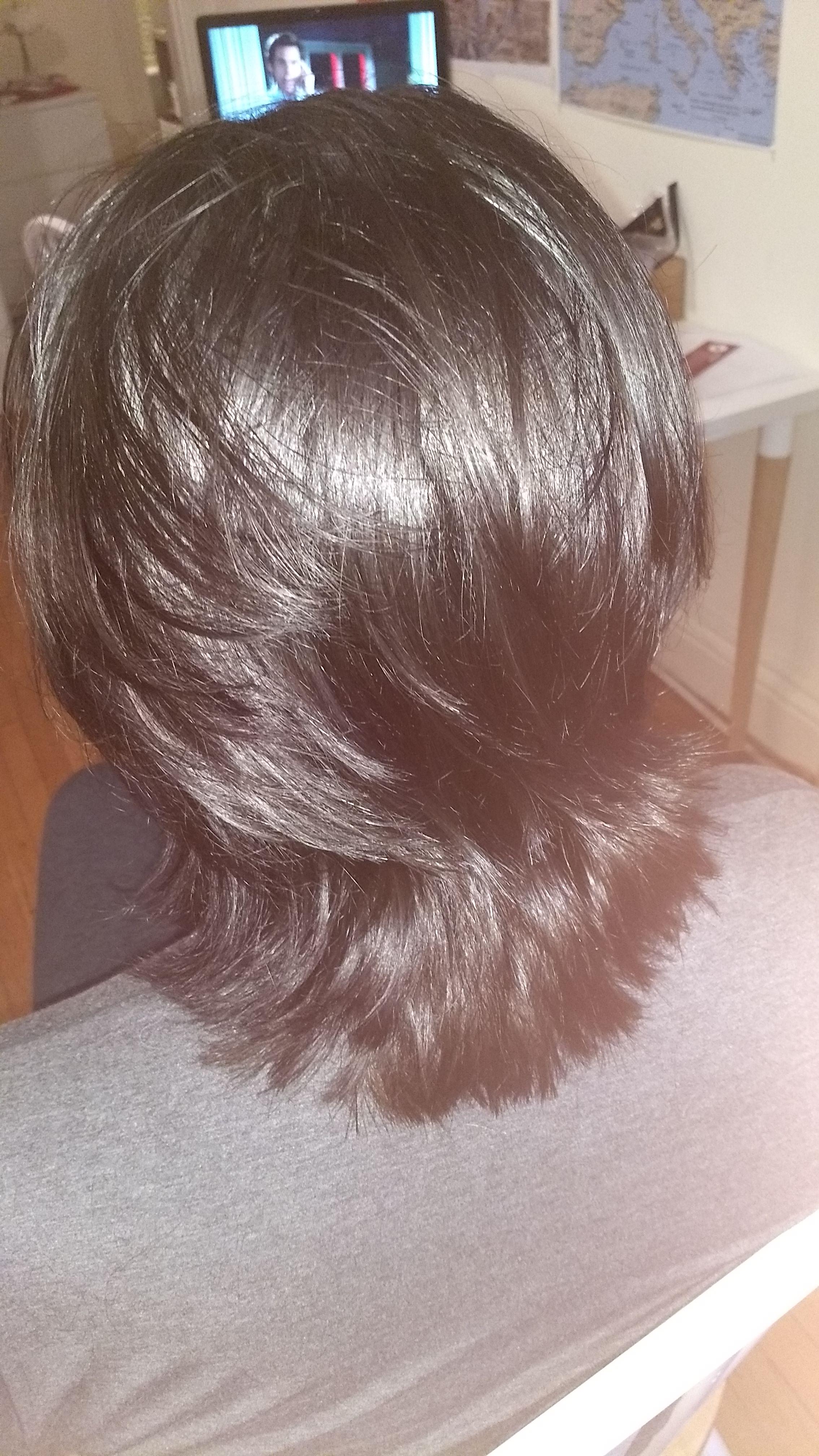 Mane in progress. Any tips on how to style my thick straight hair