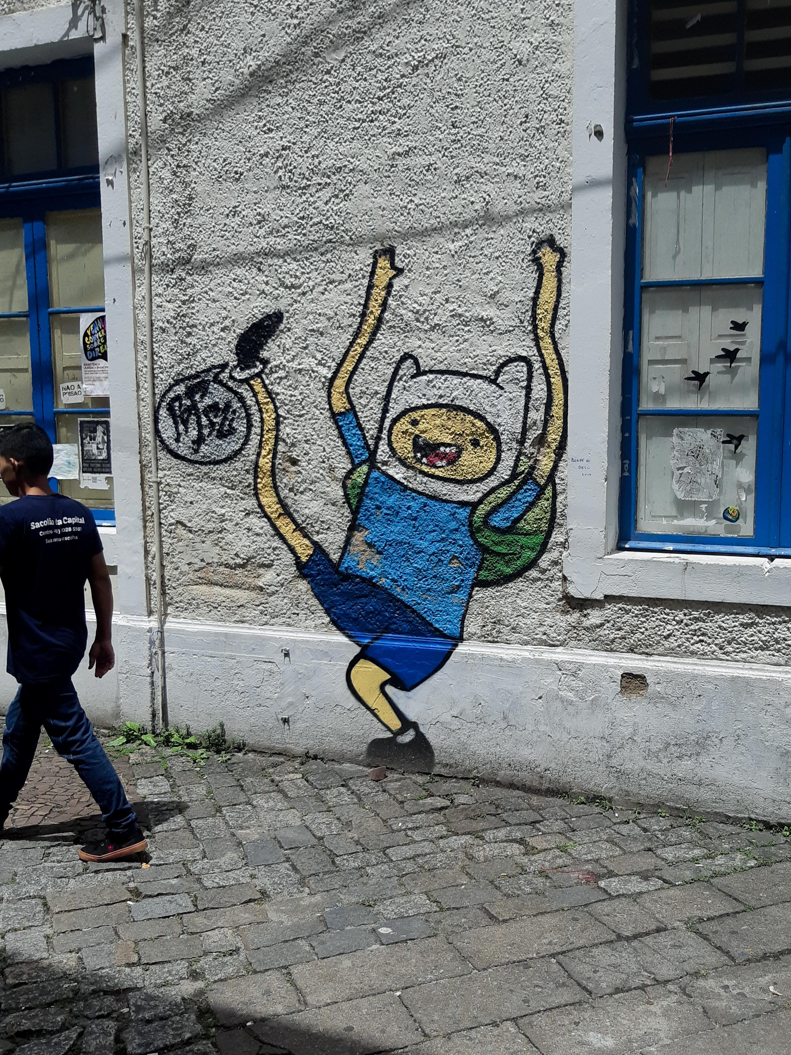 While walking through the center I came across this familiar face