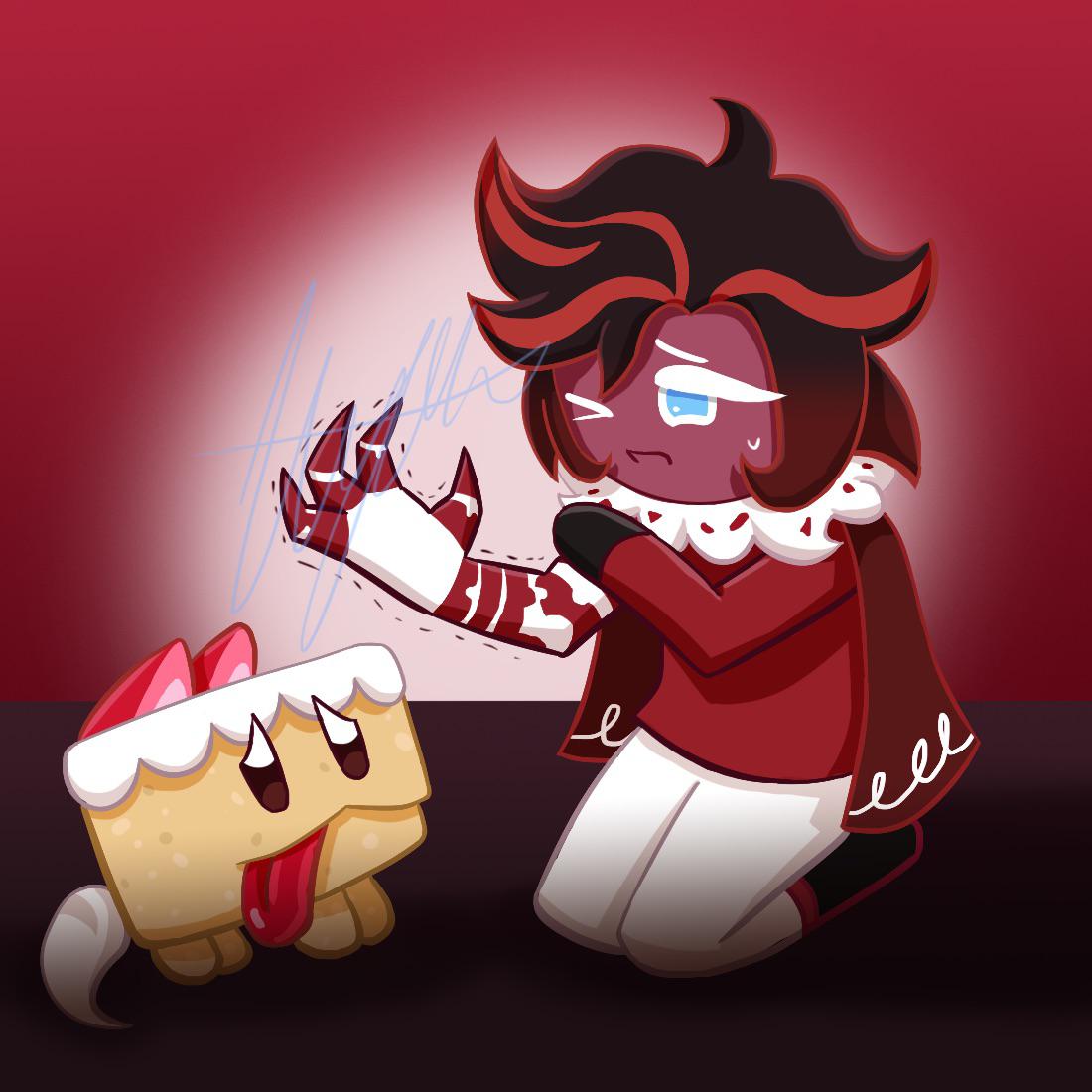 Red Velvet Cookie must have found it hard to use his cake arm at first