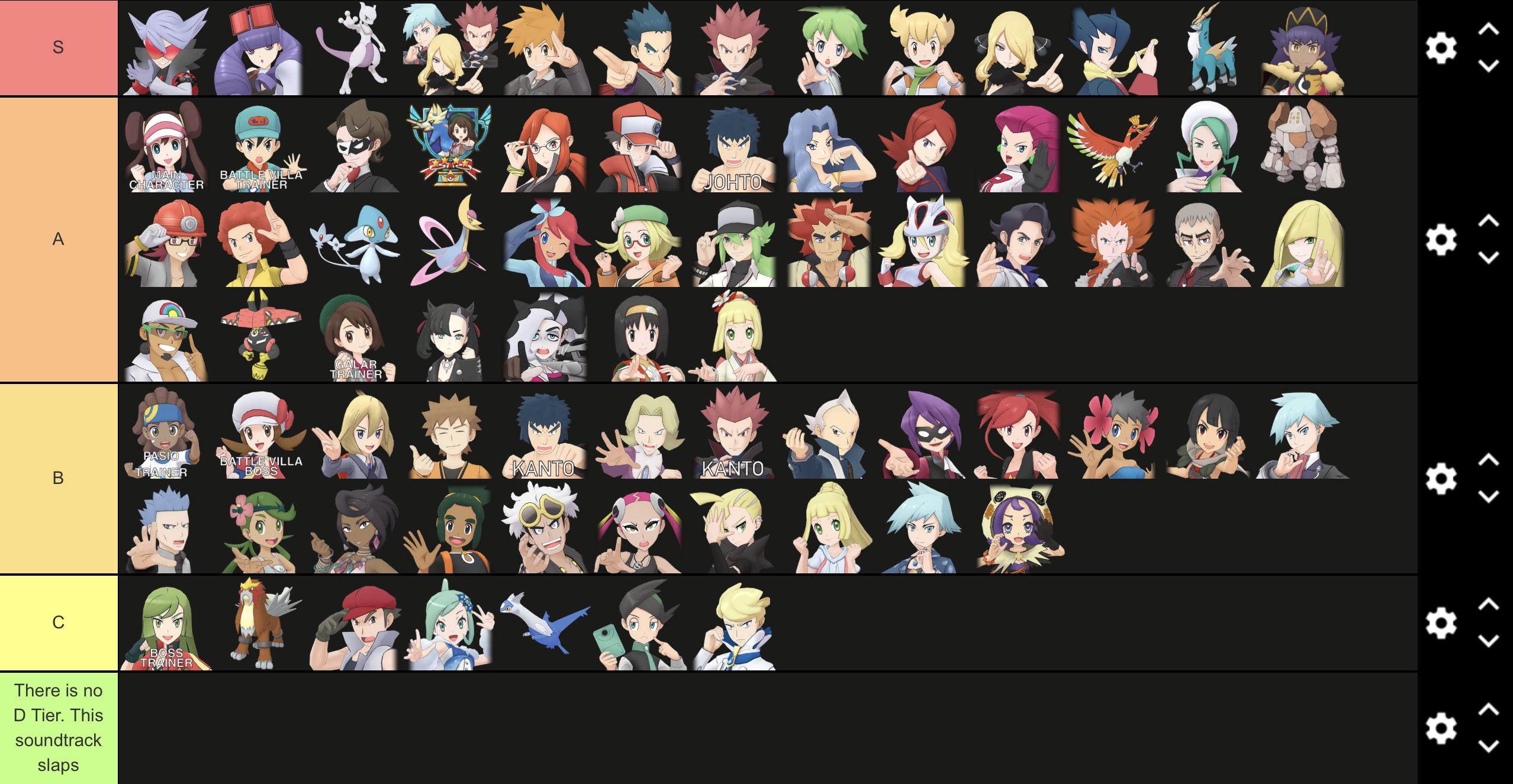 I was bored so I made a Battle Theme Tier List r/PokemonMasters