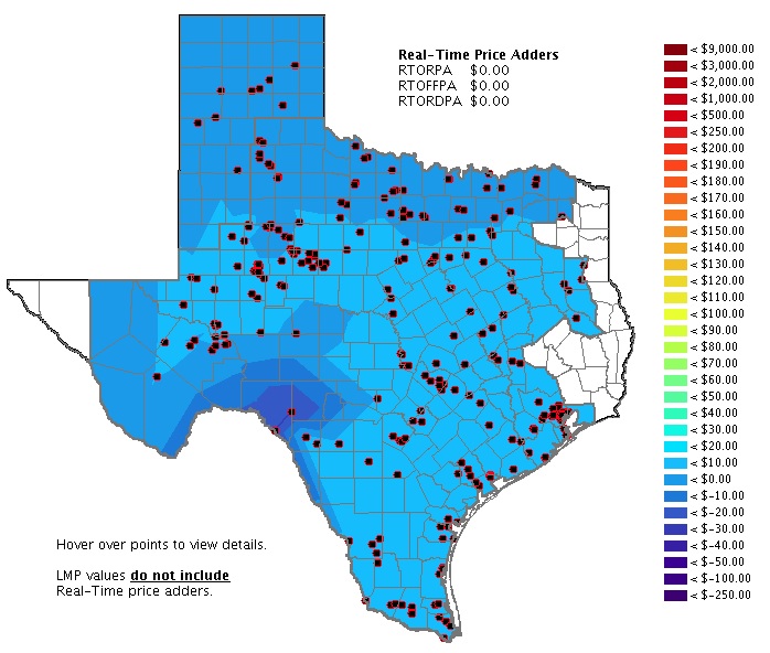 Electricity in Texas is practically free right now (thanks to wind) r