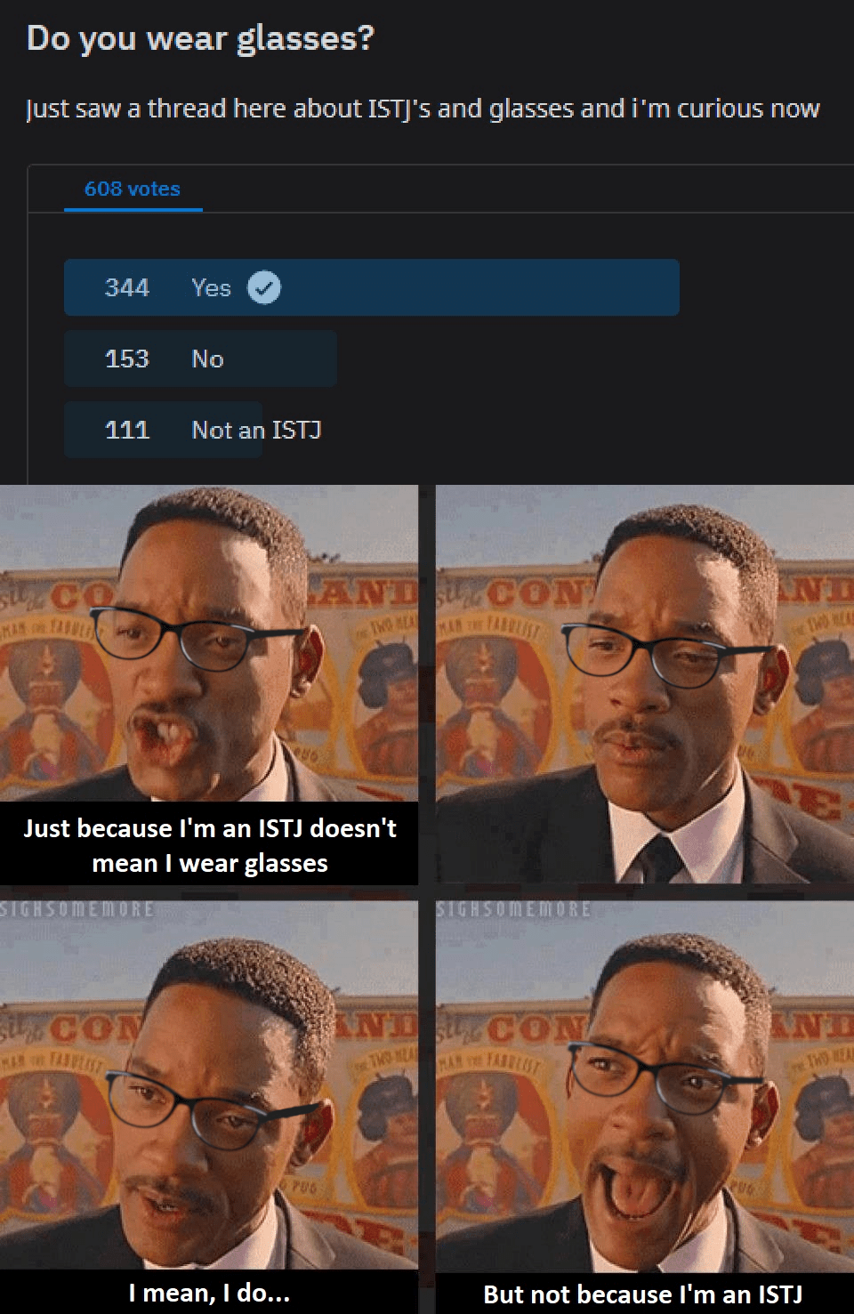 "We need more sensor memes" r/mbti