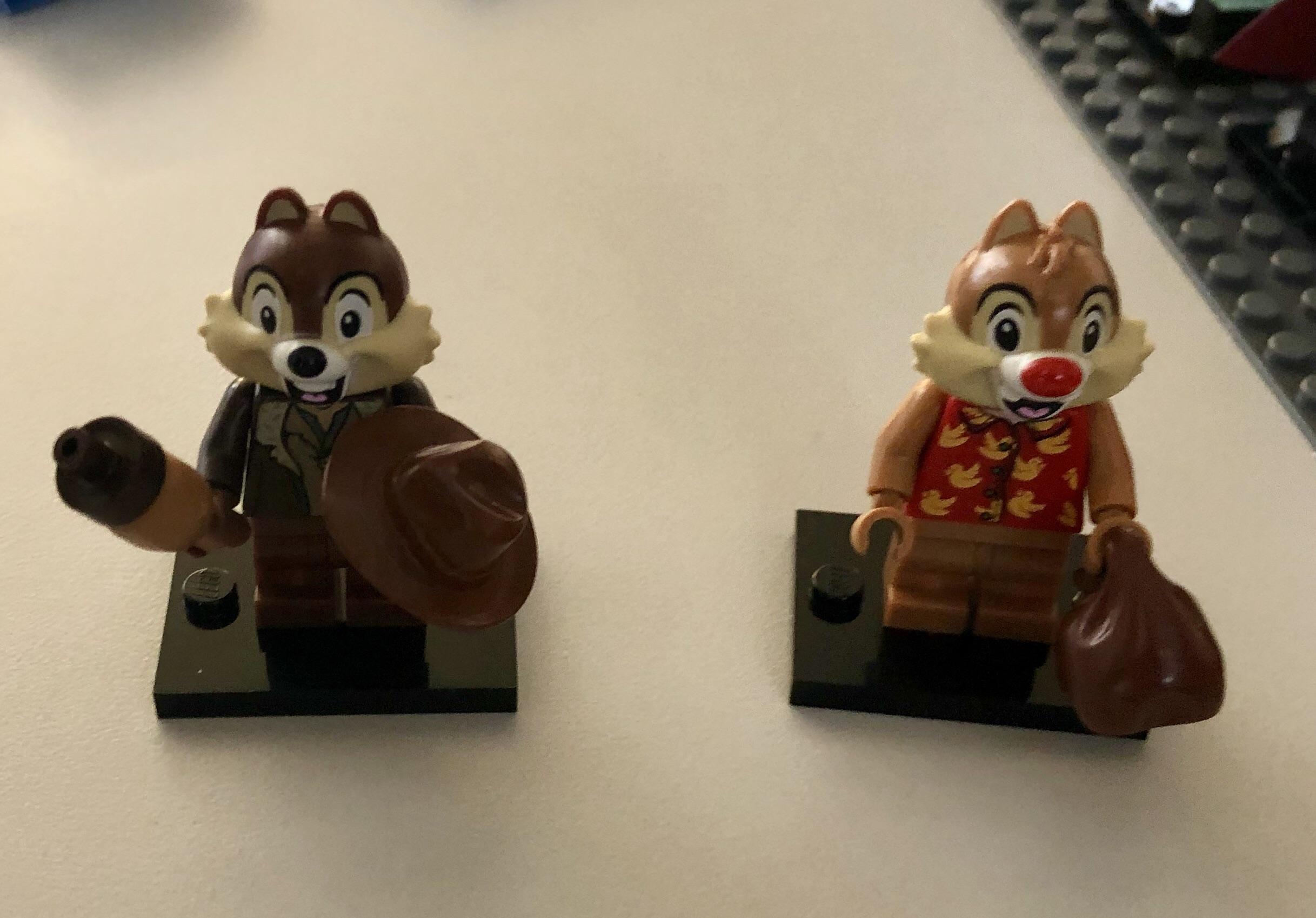 Chip and Dale moc’d into Rescue Rangers. lego