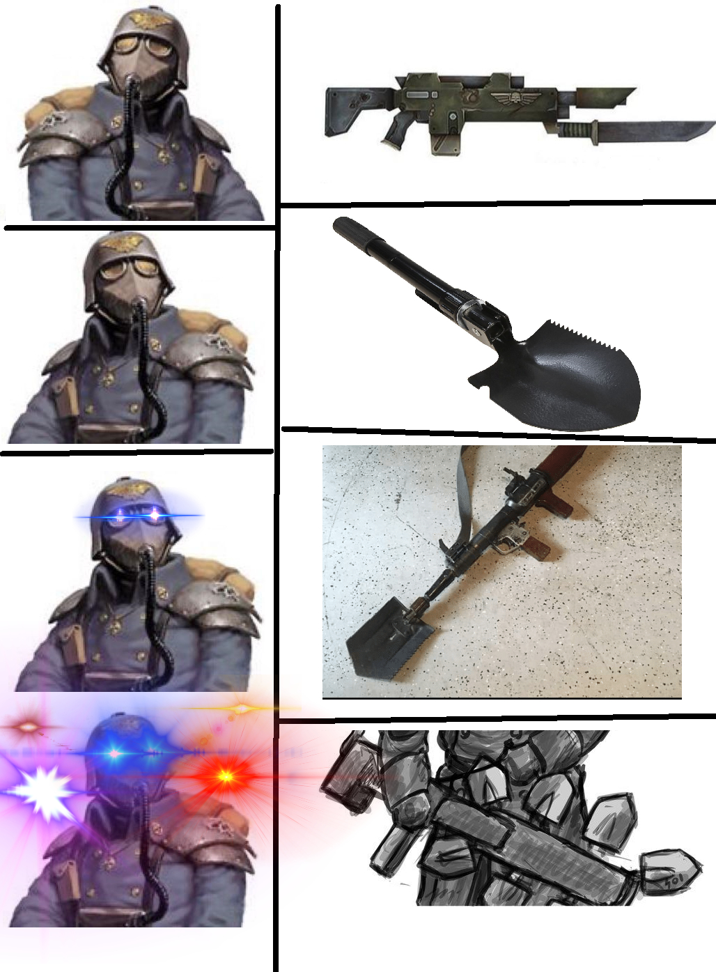 very professional paint + browser meme r/Grimdank