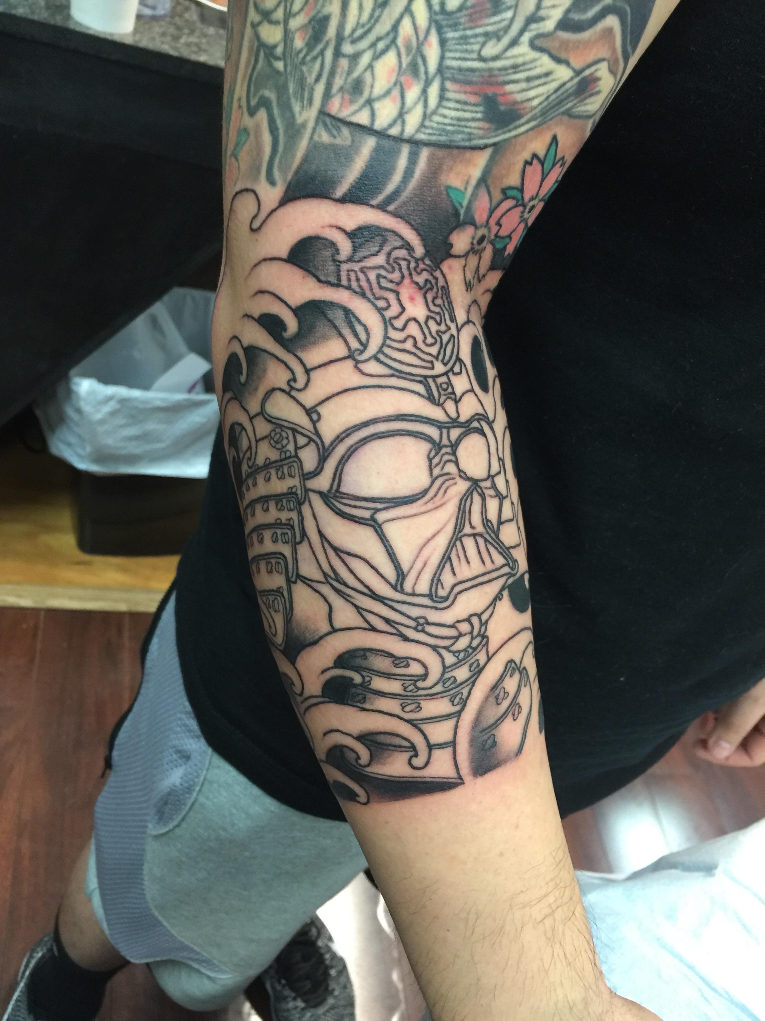 3/4 Shogun Vader in progress. Artist Rong from Omkara