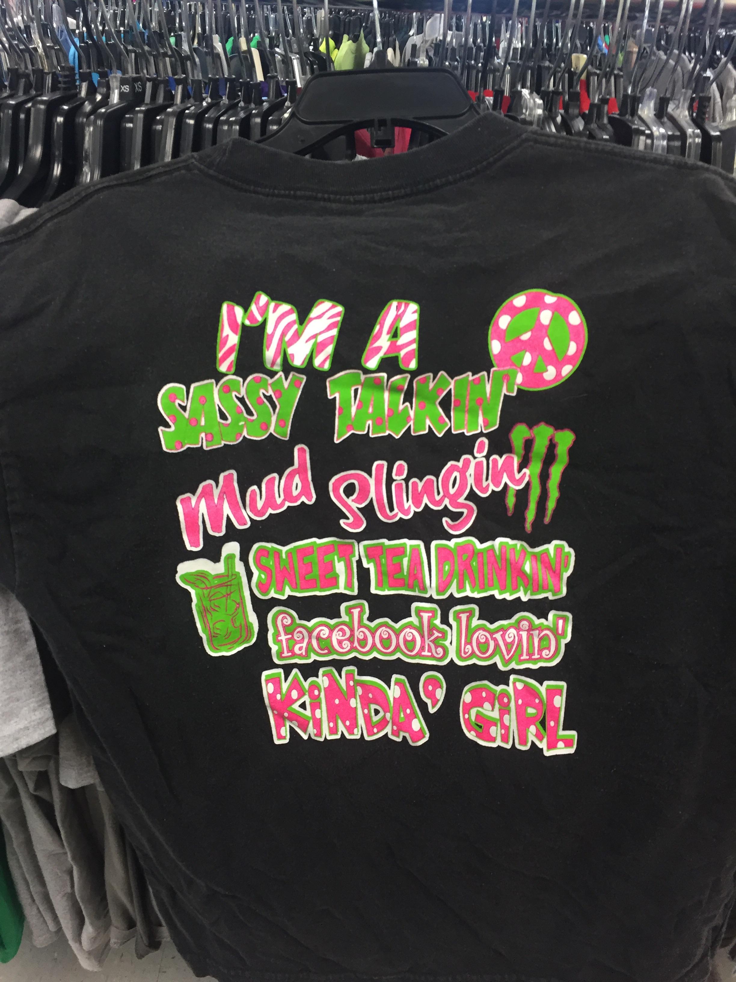 Spotted in a Nashville, TN Goodwill store today. r/TargetedShirts