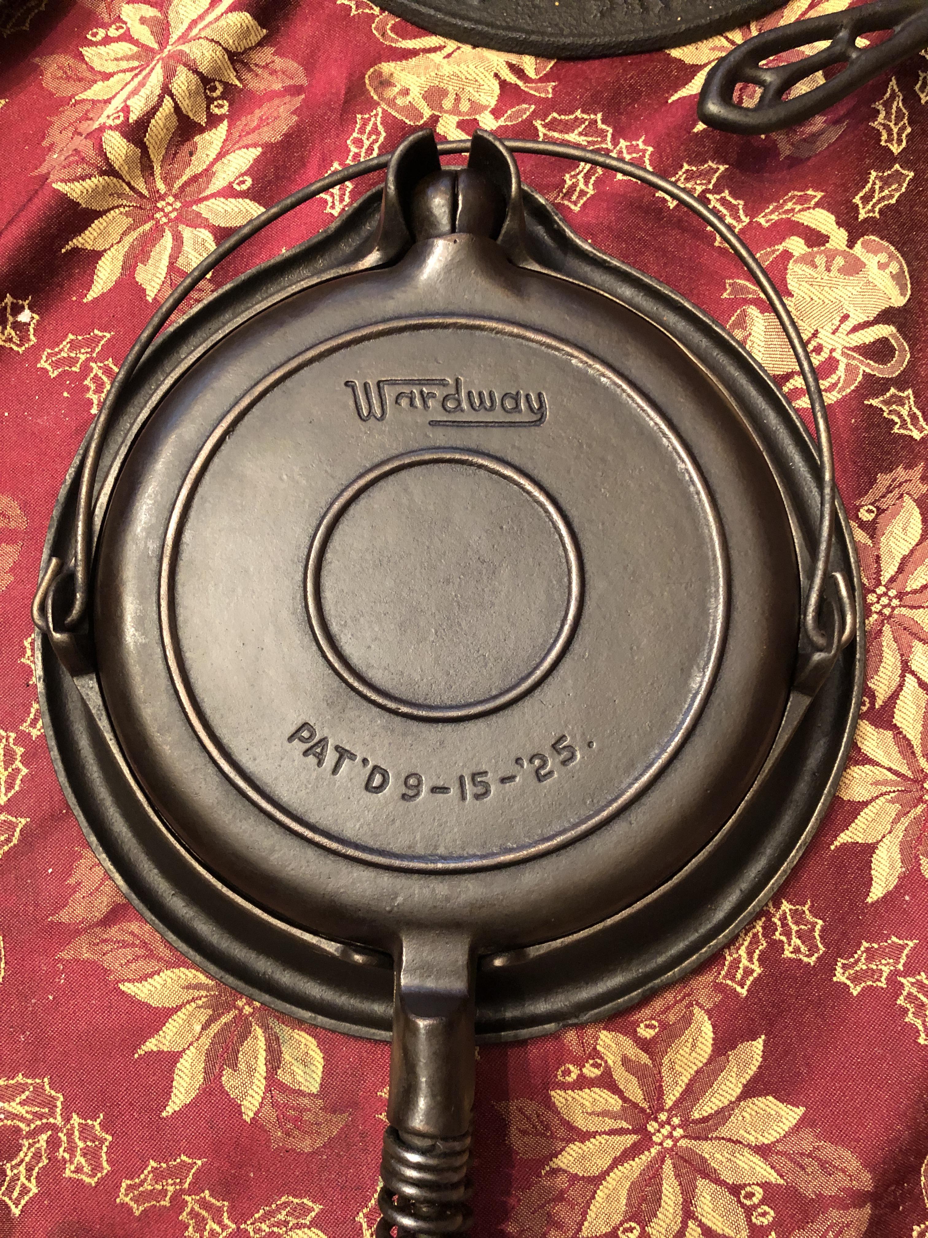 Latest restore Wardway waffle iron r/castiron