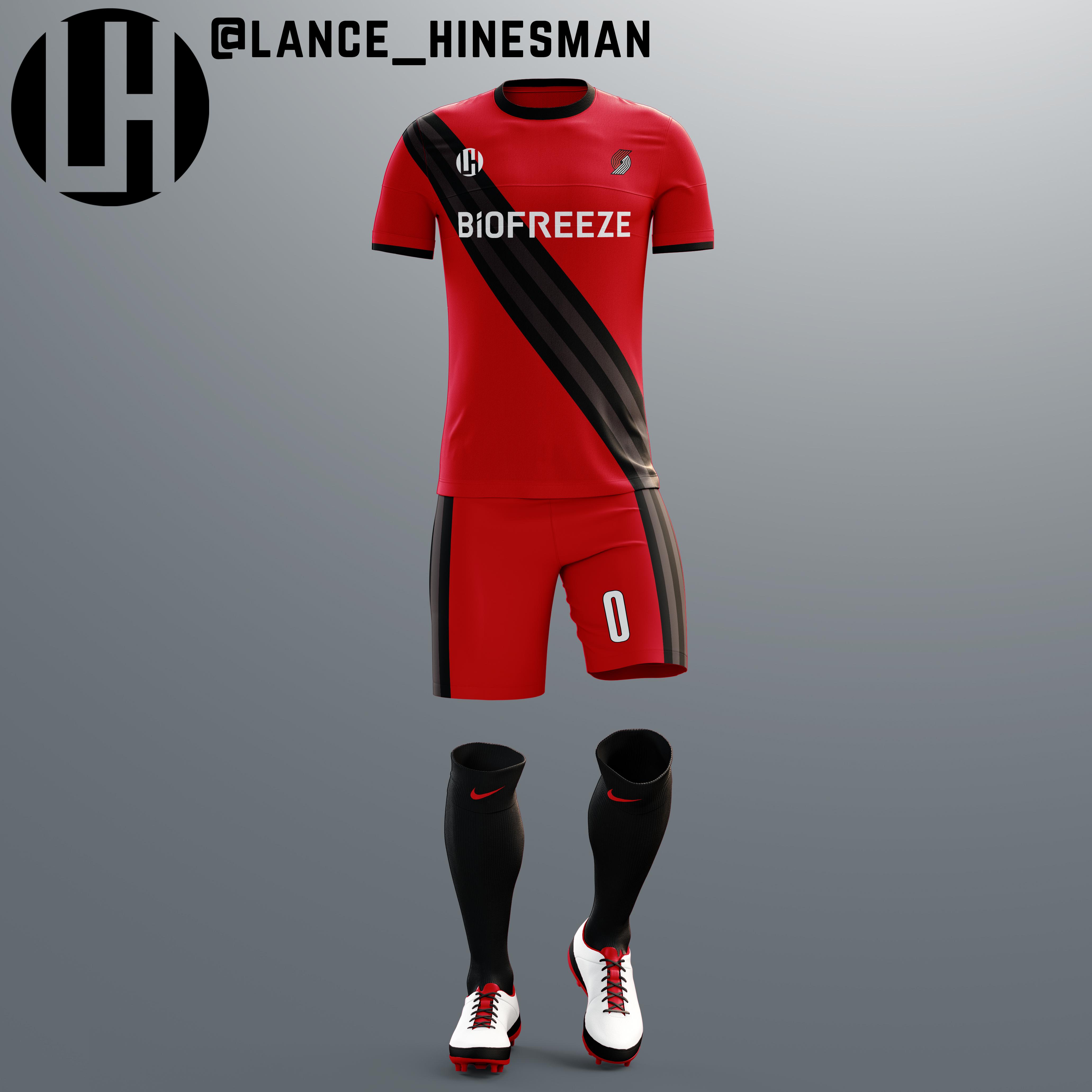 Portland Trailblazers Soccer Jersey Concept r/ripcity