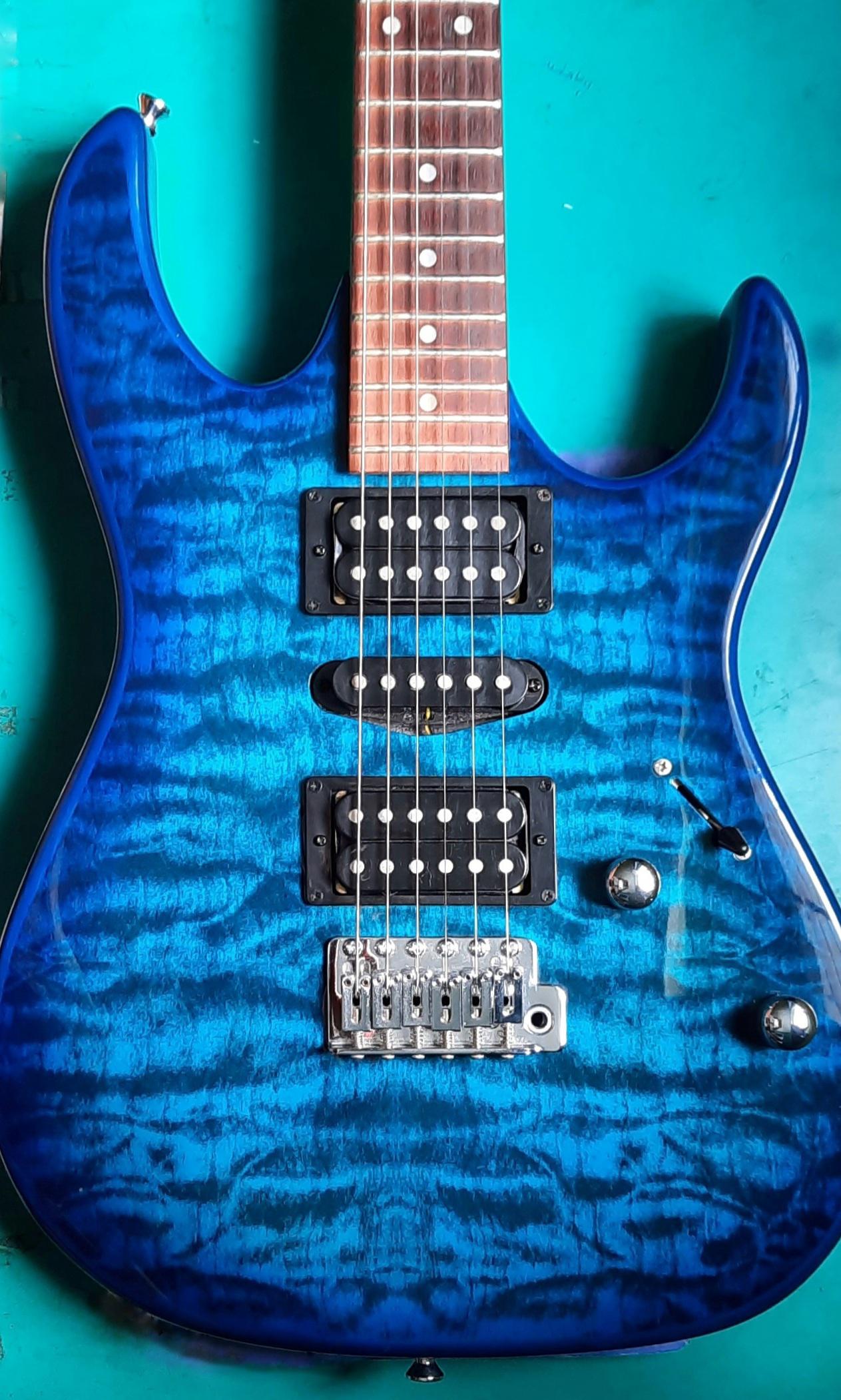 My first electric guitar, Ibanez GRX70qa r/guitarporn