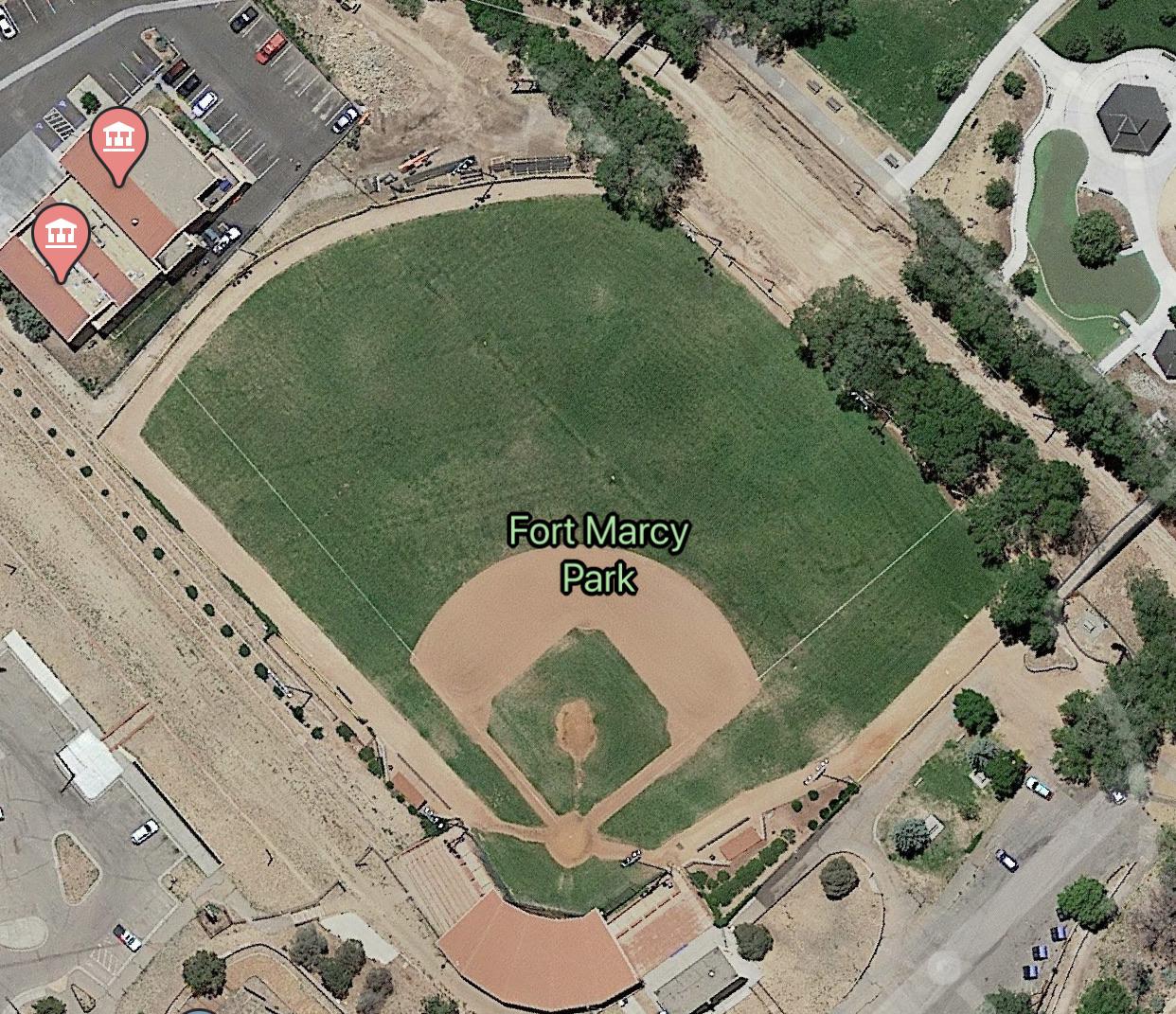 Ft. Marcy Park in Santa Fe, NM. 240’ down the RF line. Elevation 7,200
