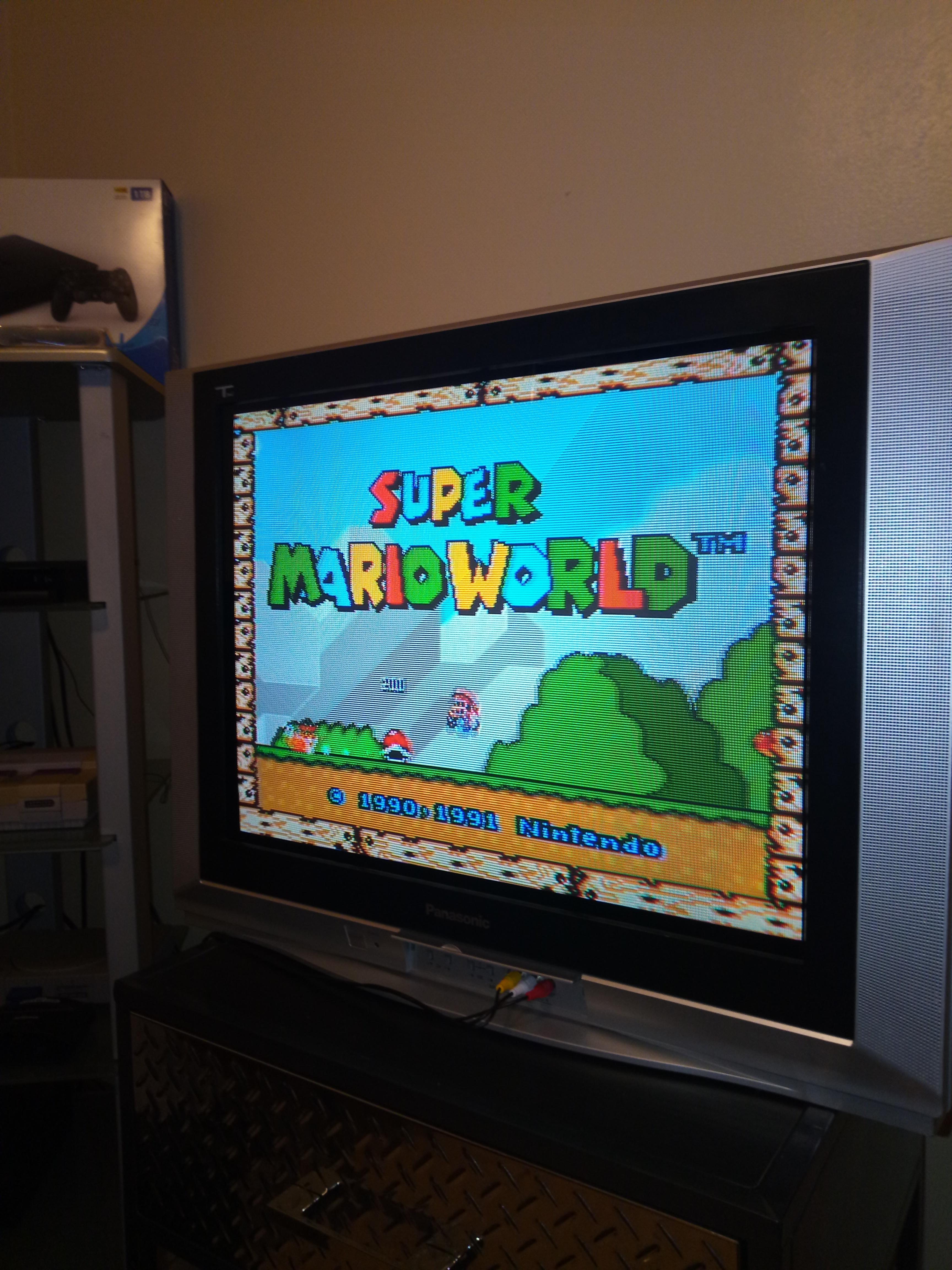 Picked up this 27" Panasonic CT-27SL15 CRT TV today for $5 : r/retrogaming