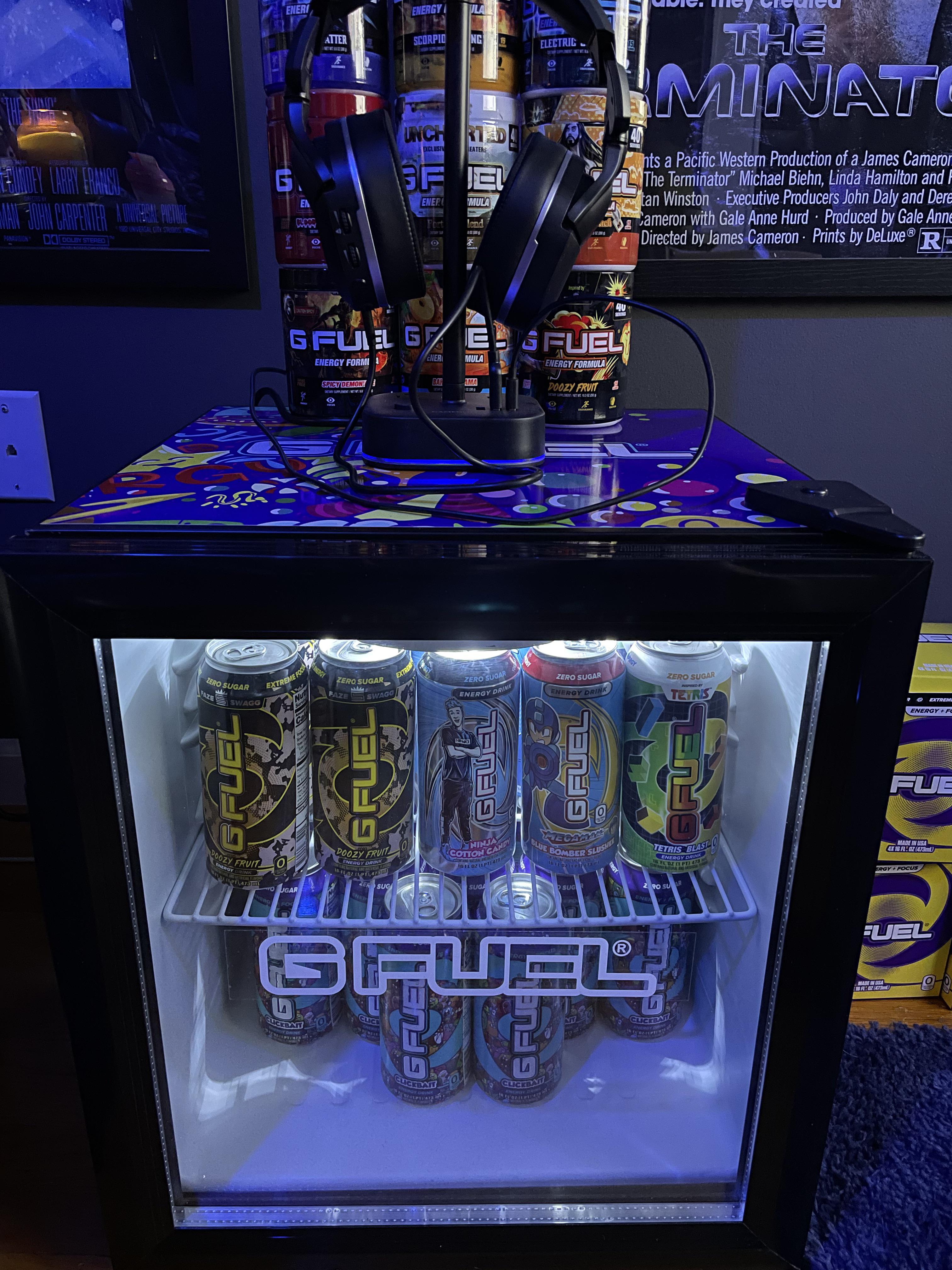 Received my G Fuel fridge from sub giveaway r/GFUEL