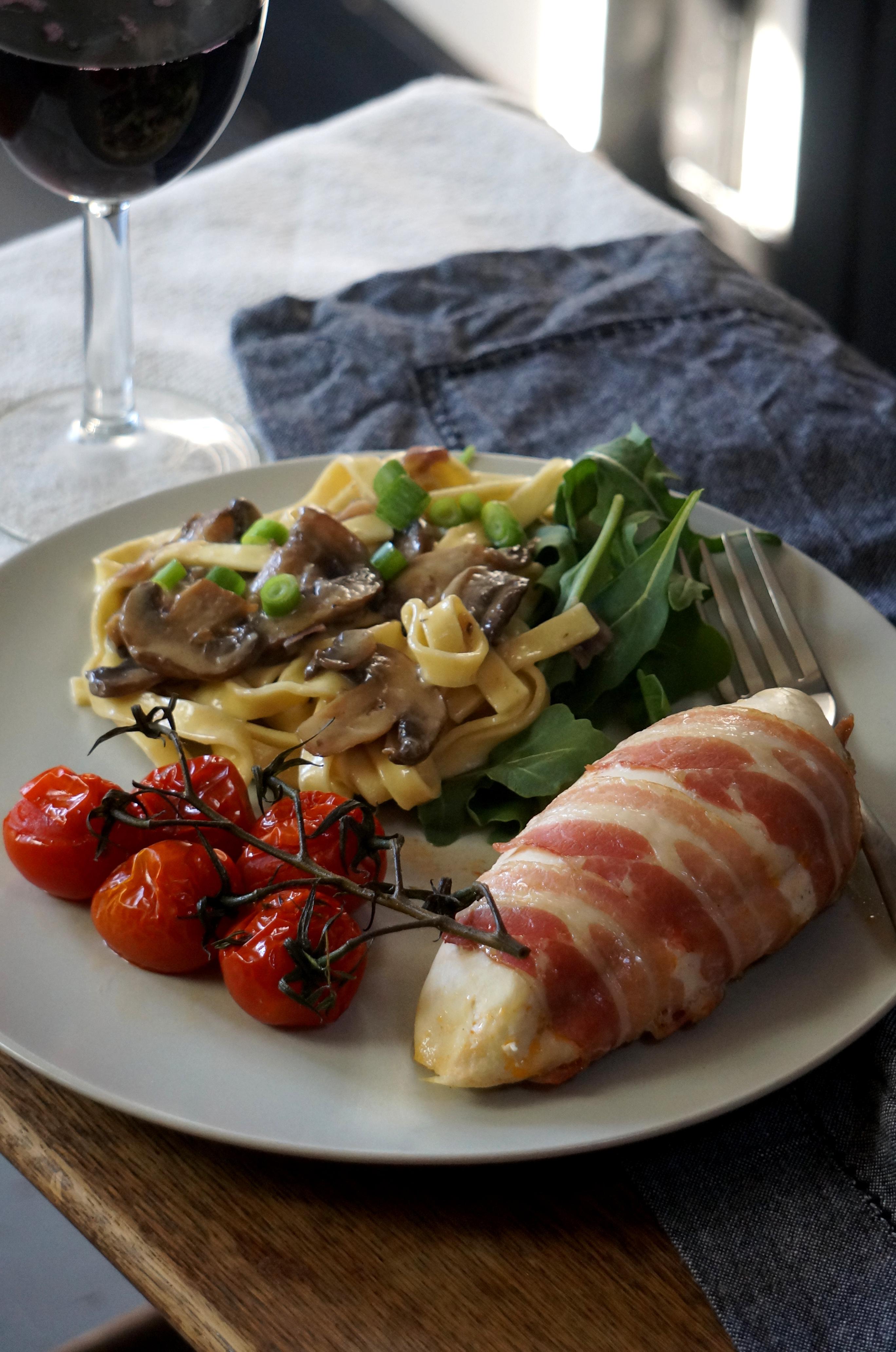 Week 32 Stuffed Chicken stuffed with sundried tomato and olive