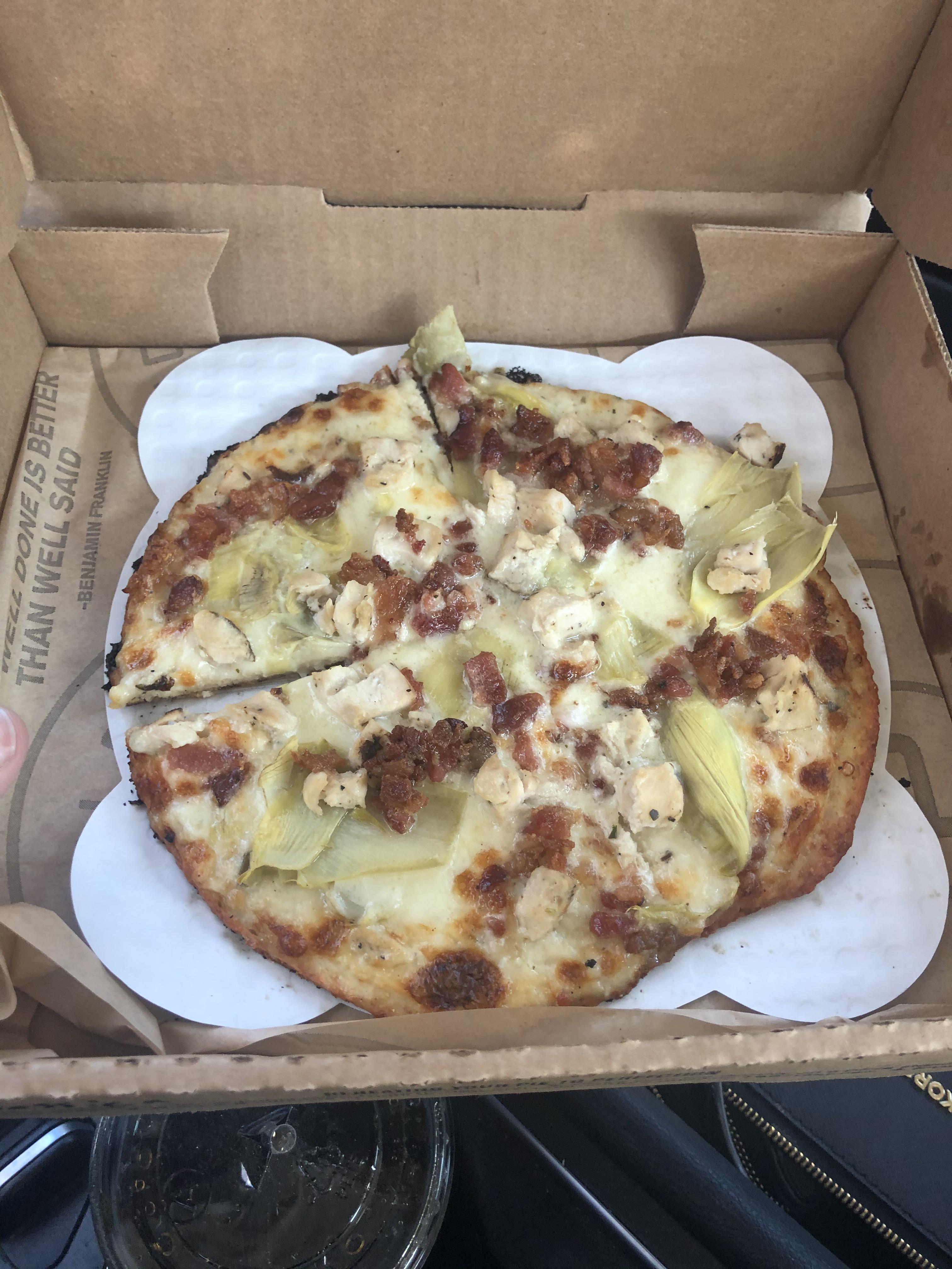 If you have a Pieology in your area, they now have keto chicken crust