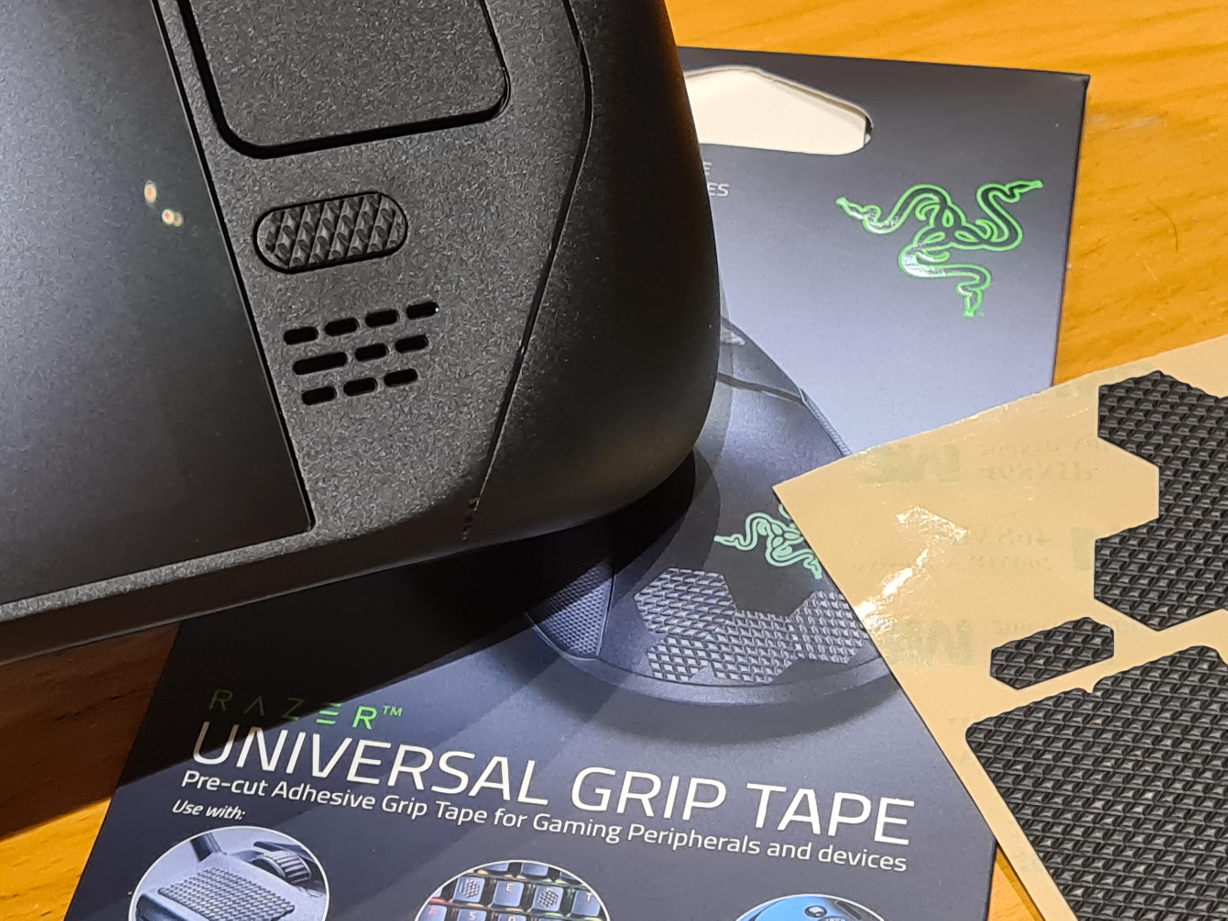 Awesome fix for the hardtofeel Steam and QAM buttons the small strips in the Razer Universal