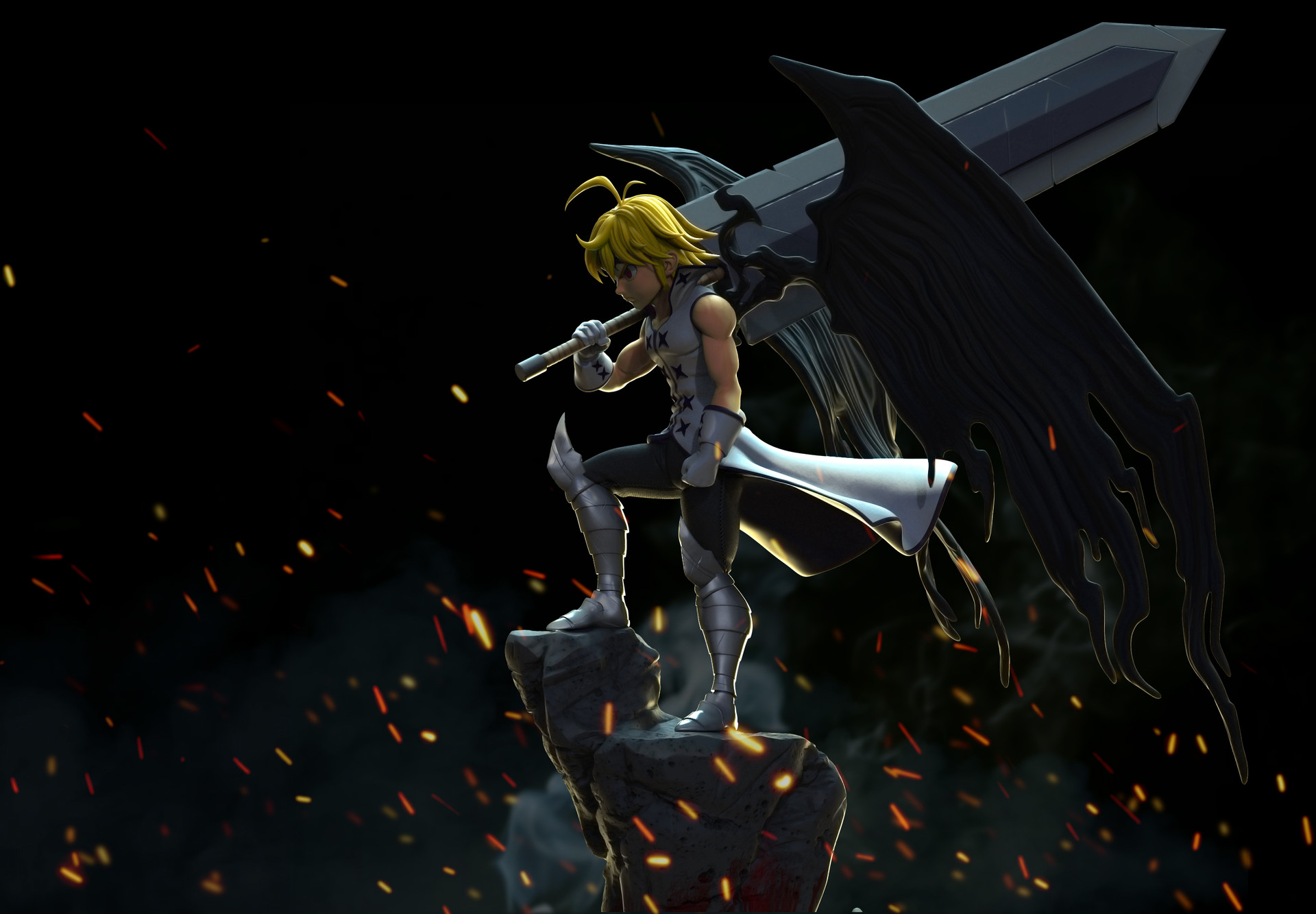 I am interested to see what Meliodas was used to be like