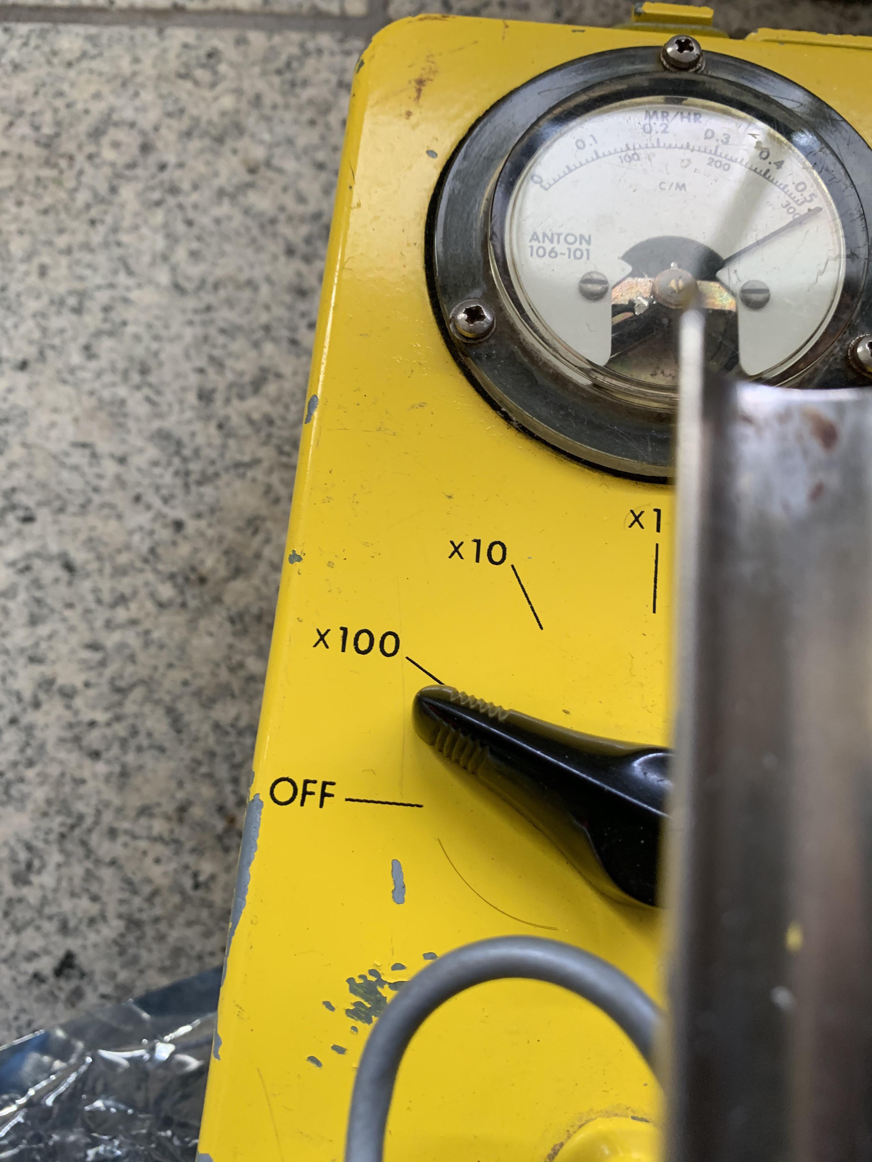 Radioactive Galena from Radvanice, Czech Republic Radiation