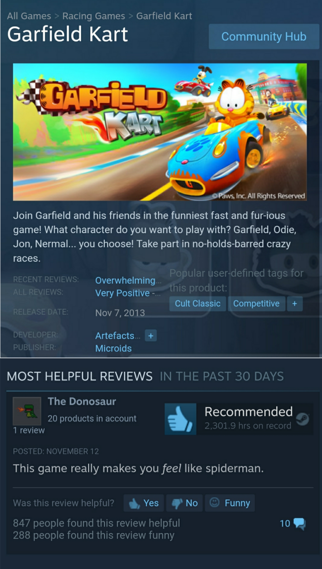 Garfield Kart