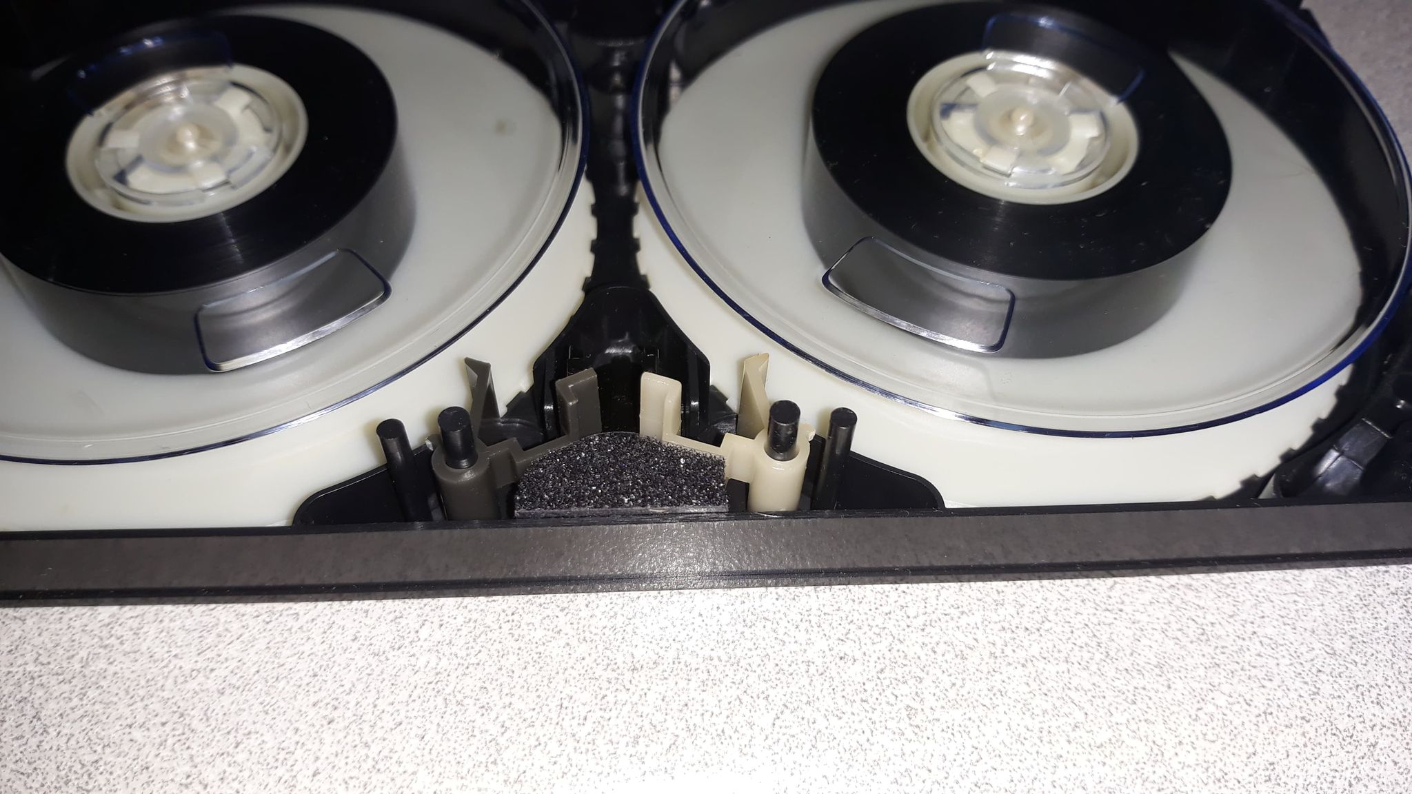 Tip. If you don't have springs to repair your VHS tape, you can use 8