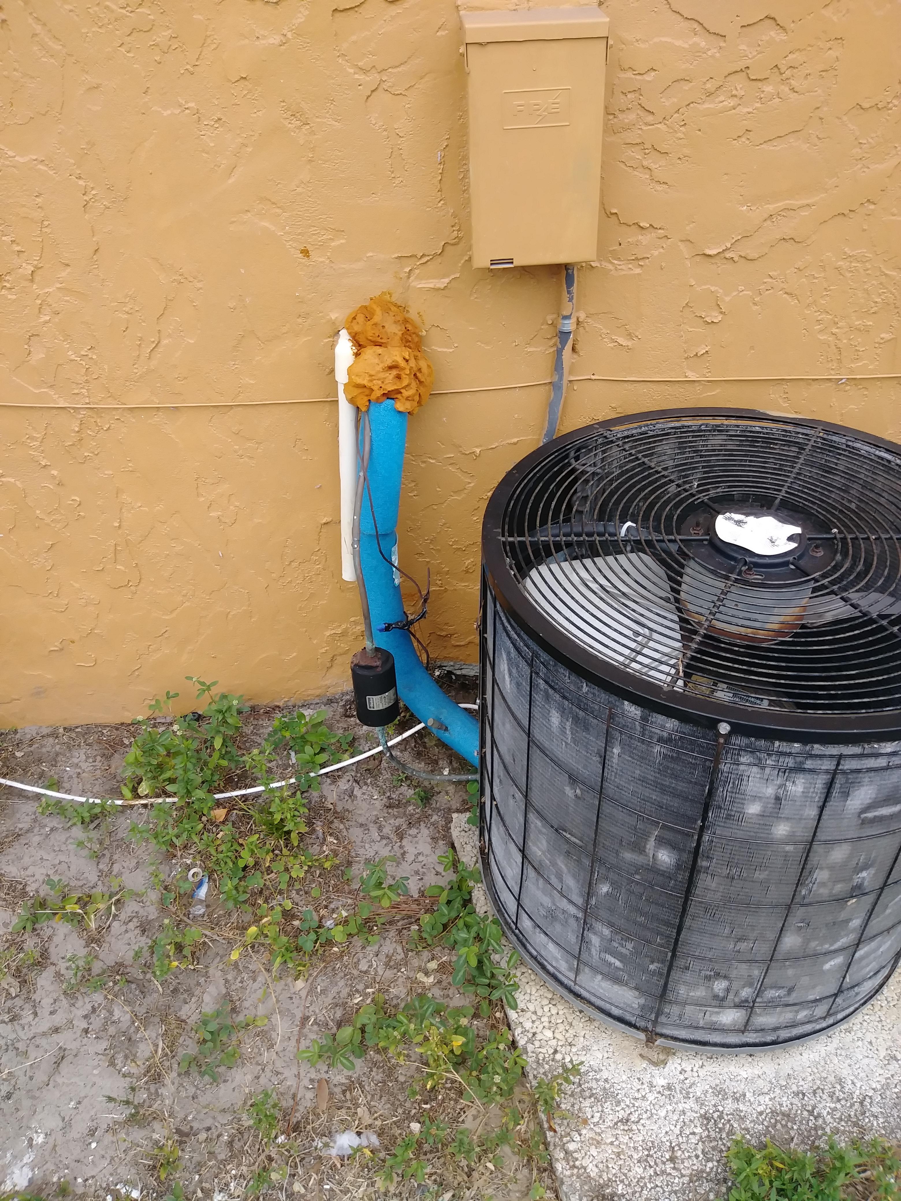 Yeah...thats a pool noodle folks r/HVAC