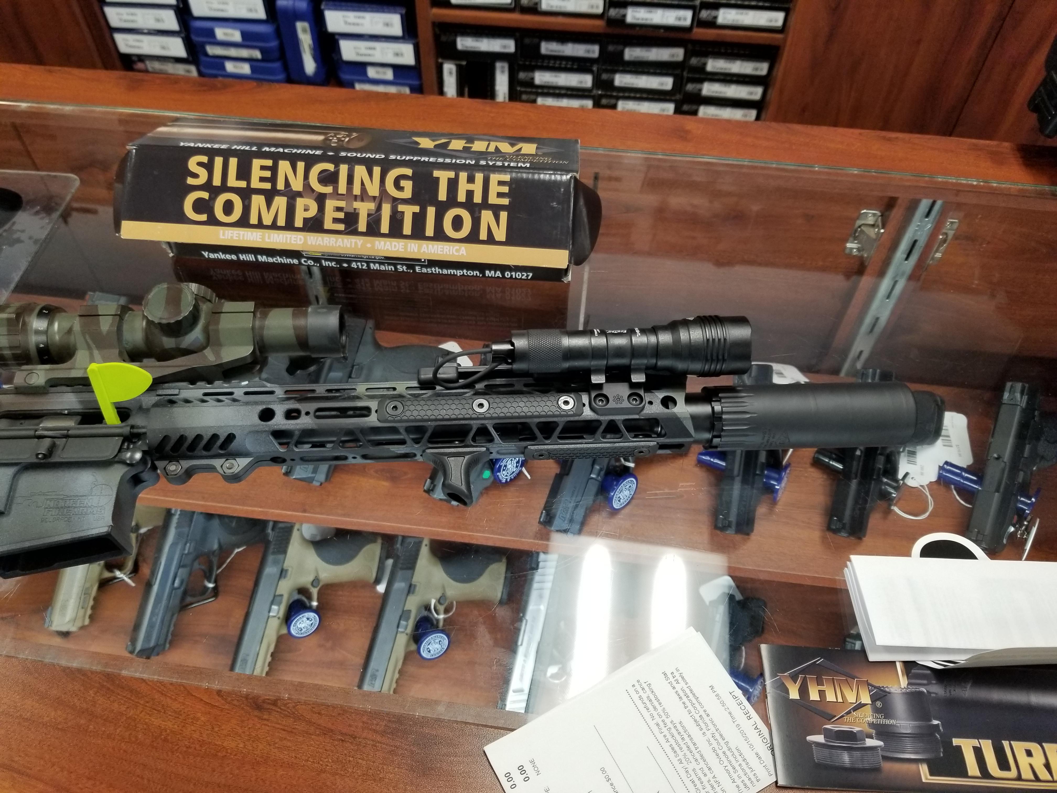 12.3" BA barrel with 12" PSA Handguard ft. YHM Turbo K r/NFA