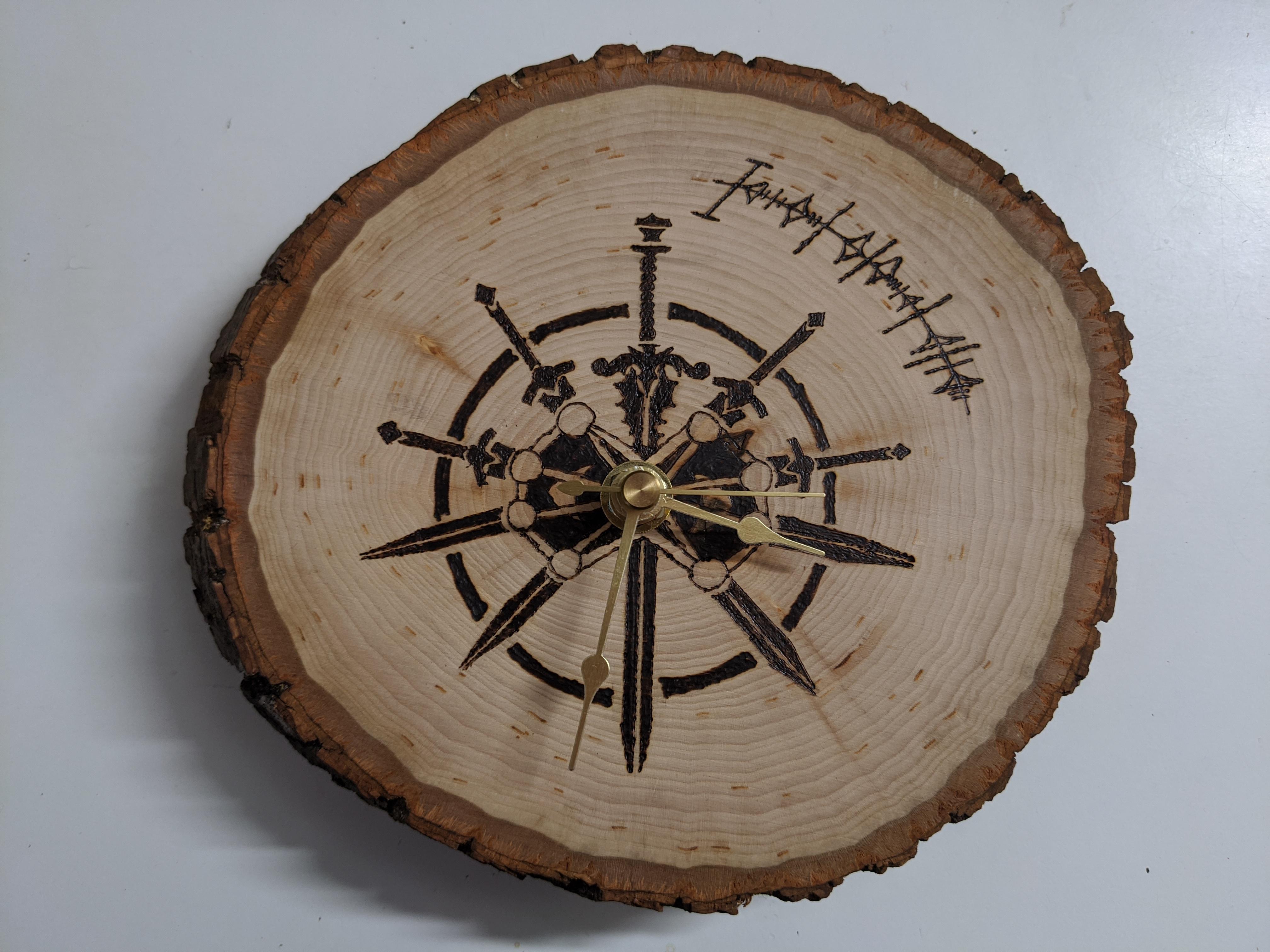 I received a wood burning tool for the holidays, so naturally my first