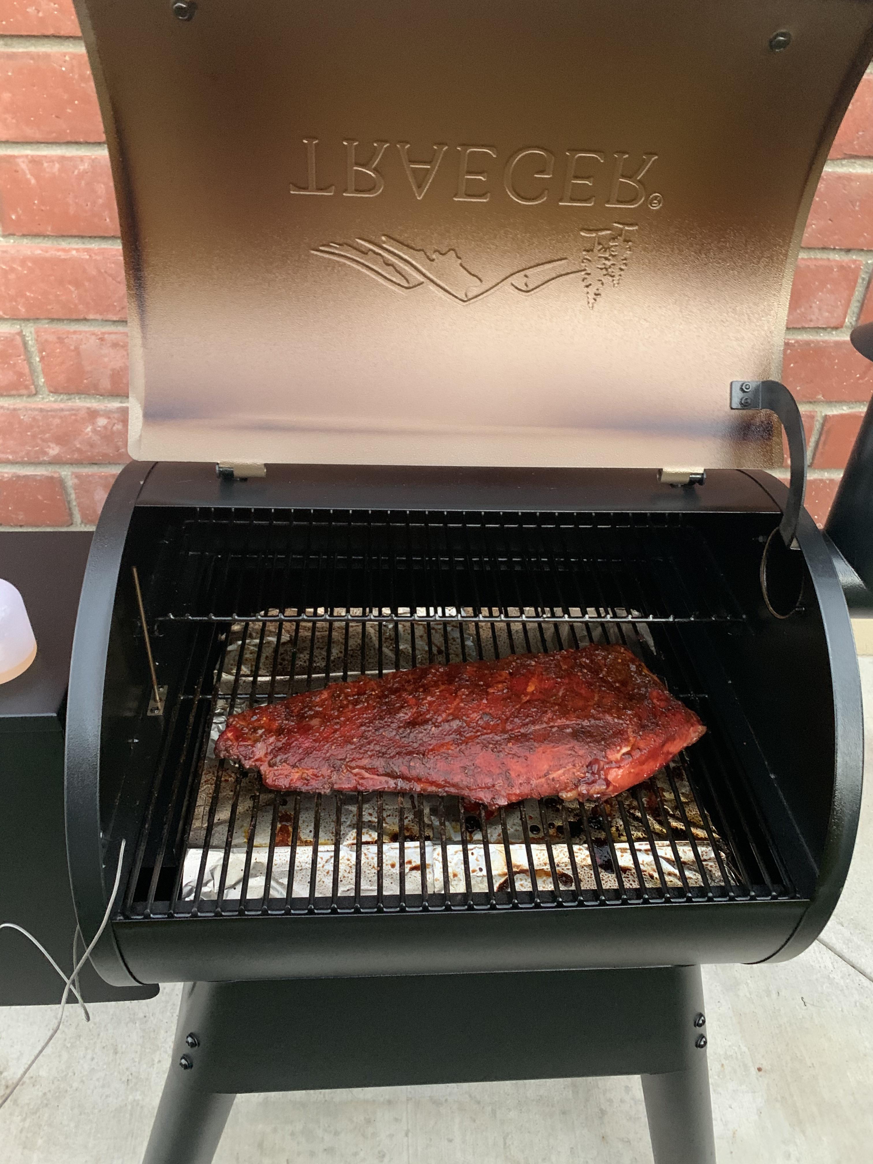 Our first weekend with the Traeger! Spare ribs. r/Traeger