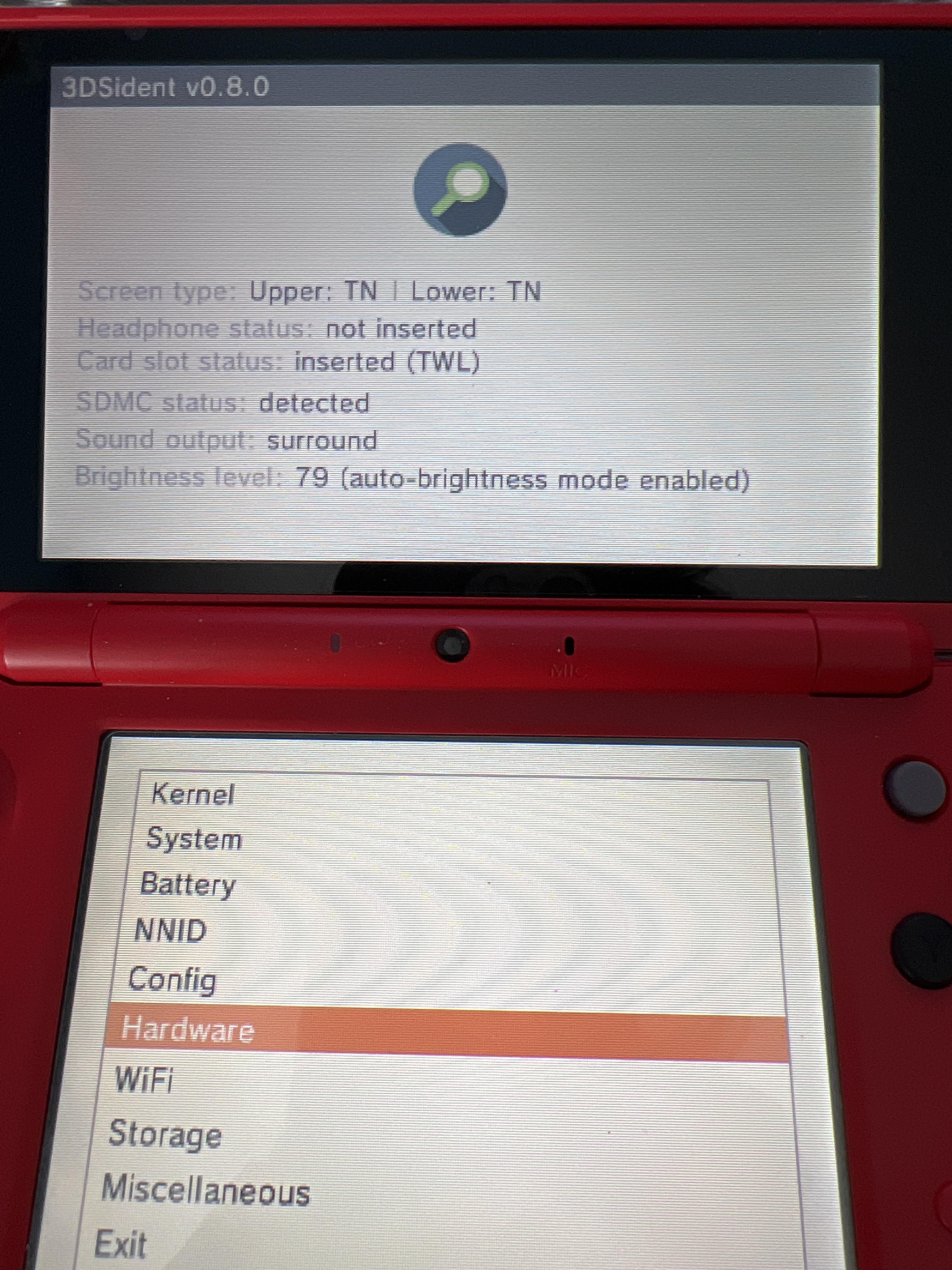 (3DSident) Anyone know why my 2DS XL is displaying auto brightness mode