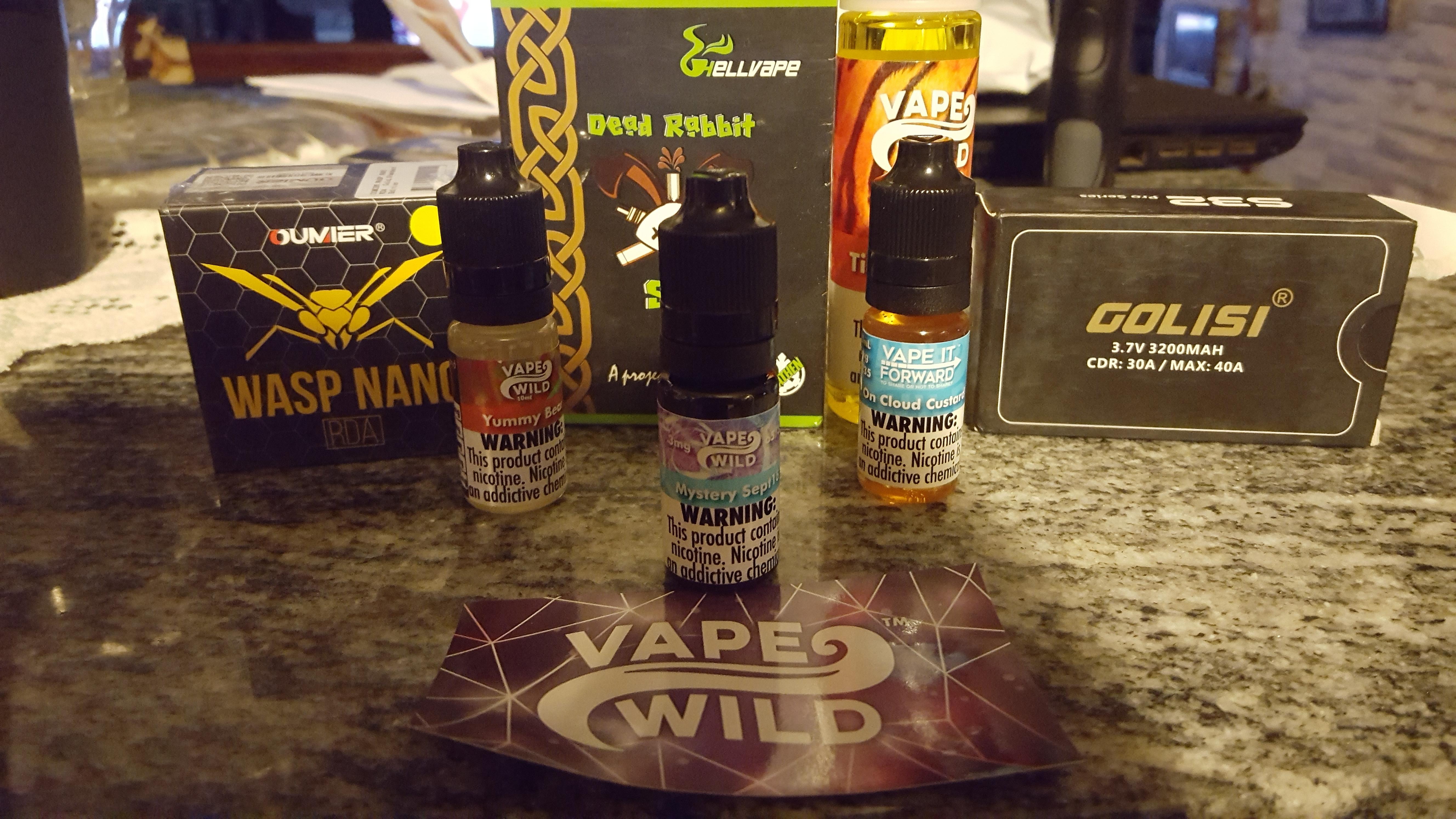 Mail day. Thanks Vape Wild and Element Vape r/Vaping