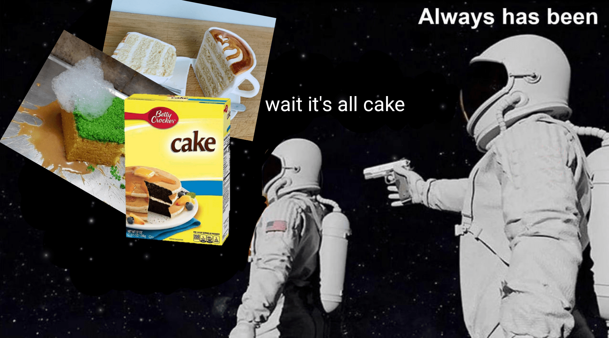Among Us Cake Meme