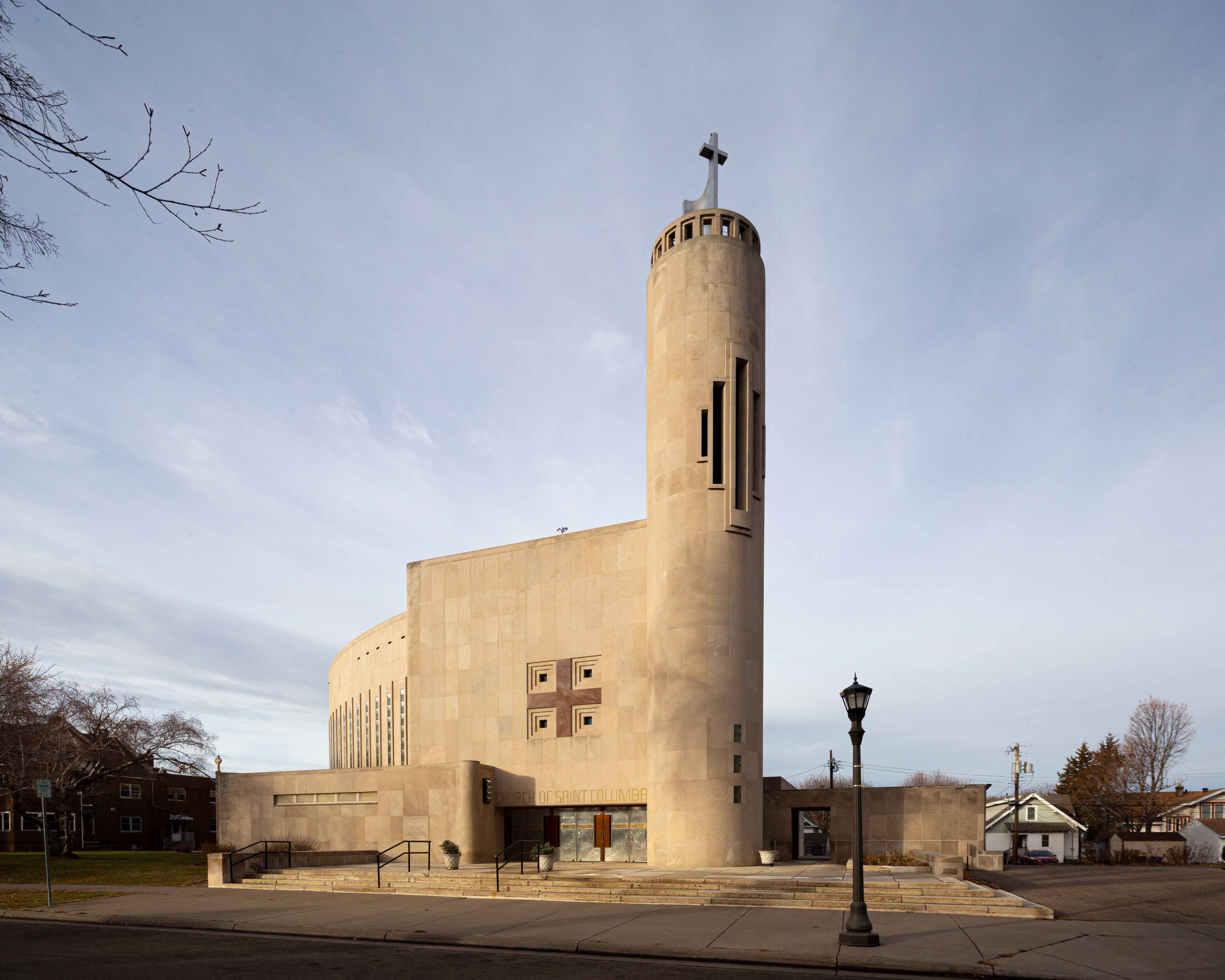 St Columba Catholic Church, St Paul, MN. Designed by Barry Byrne, built