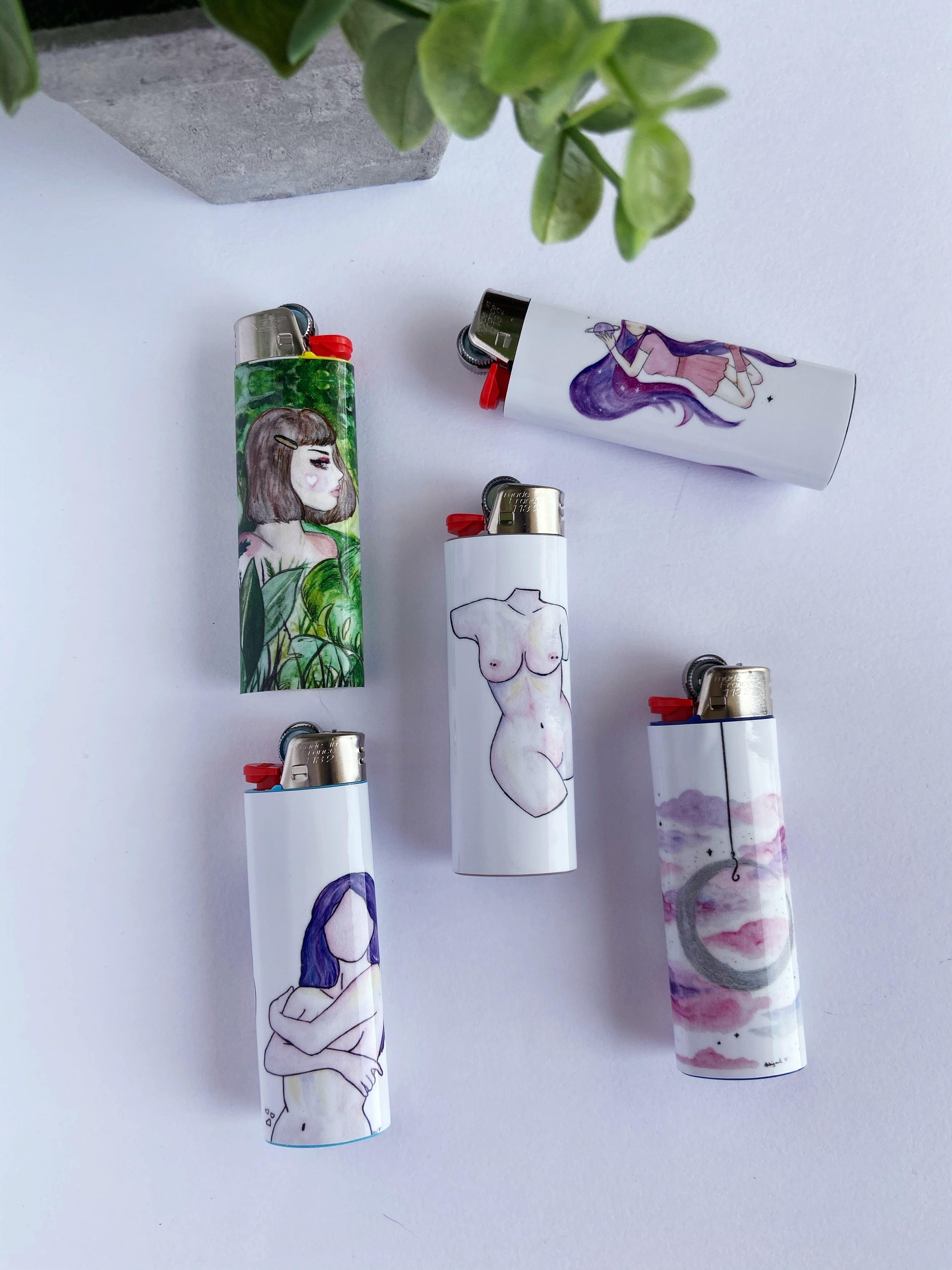 I put my artwork on Bic lighters! r/lighters