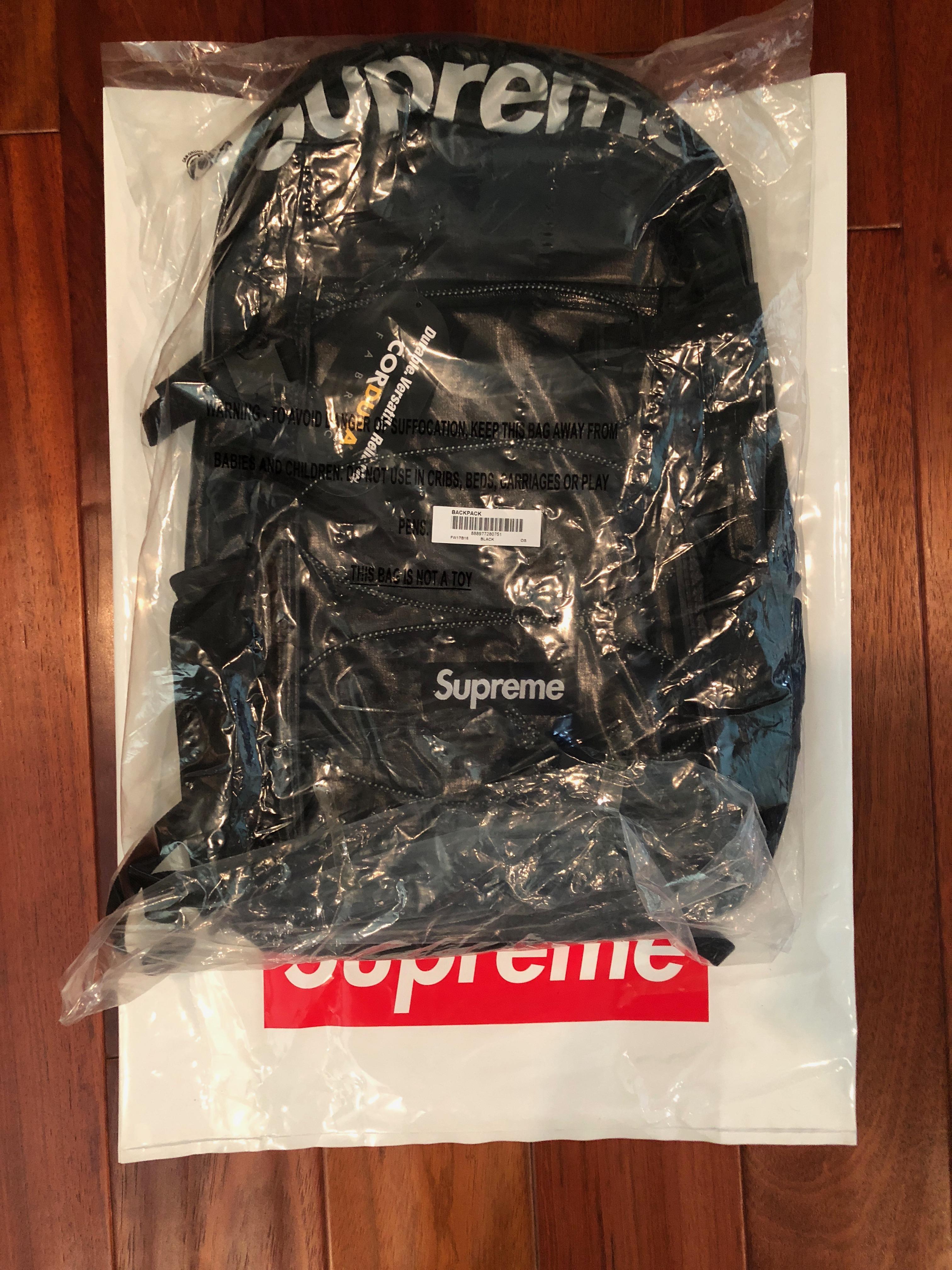 [FS] Supreme Black Cordura Backpack FW17 NEW r/supremeclothing