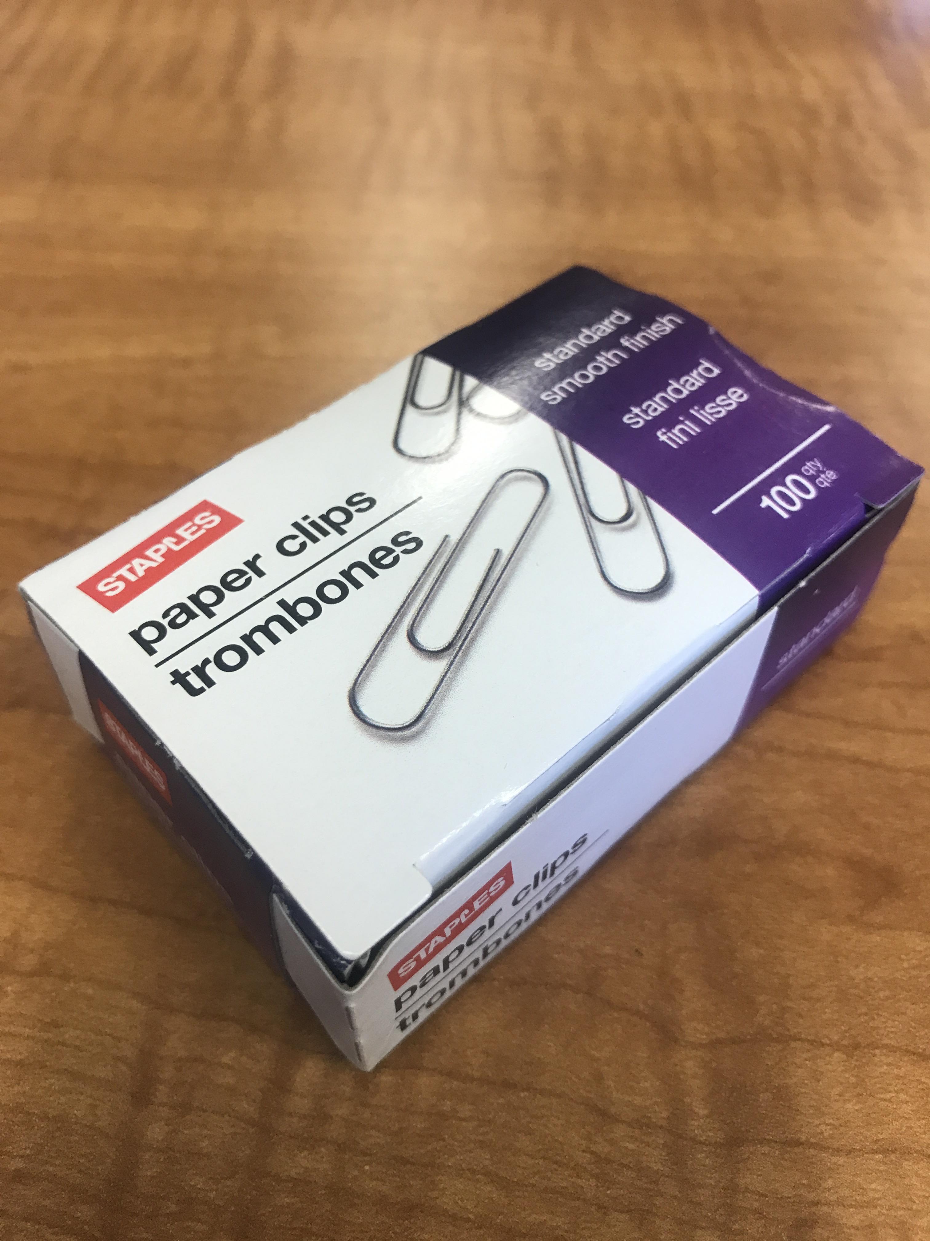 The French word for paper clips is “trombones” r/mildlyinteresting