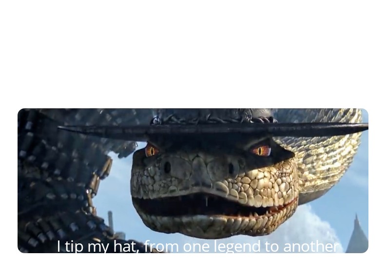 I tip my hat, from one legend to another r/MemeTemplatesOfficial