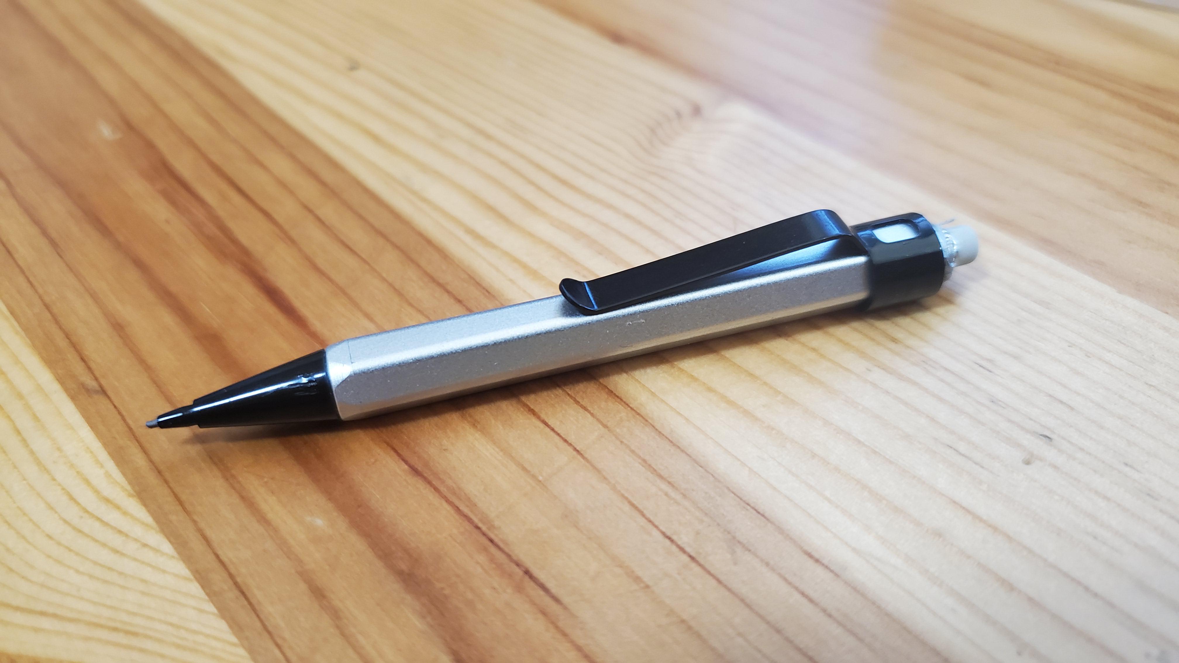 Modded mini Ticonderoga Sensematic for autoadvance lead on the go r/mechanicalpencils