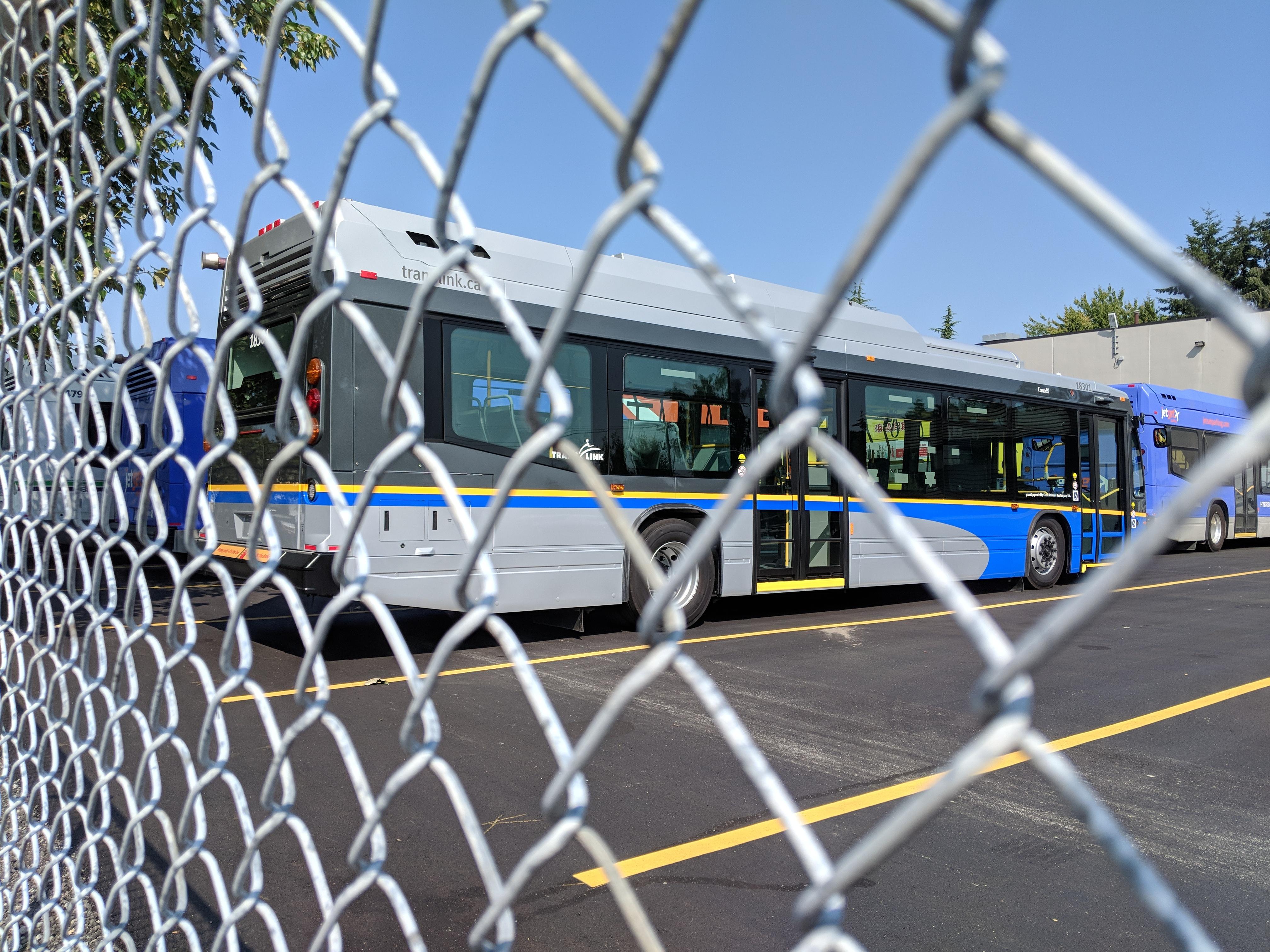 Vancouver Transit Center's first airconditioned bus is here! Time to