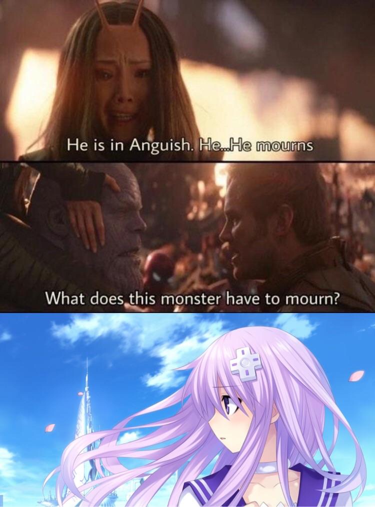 Oof. Thanos got conquest ending gamindustri