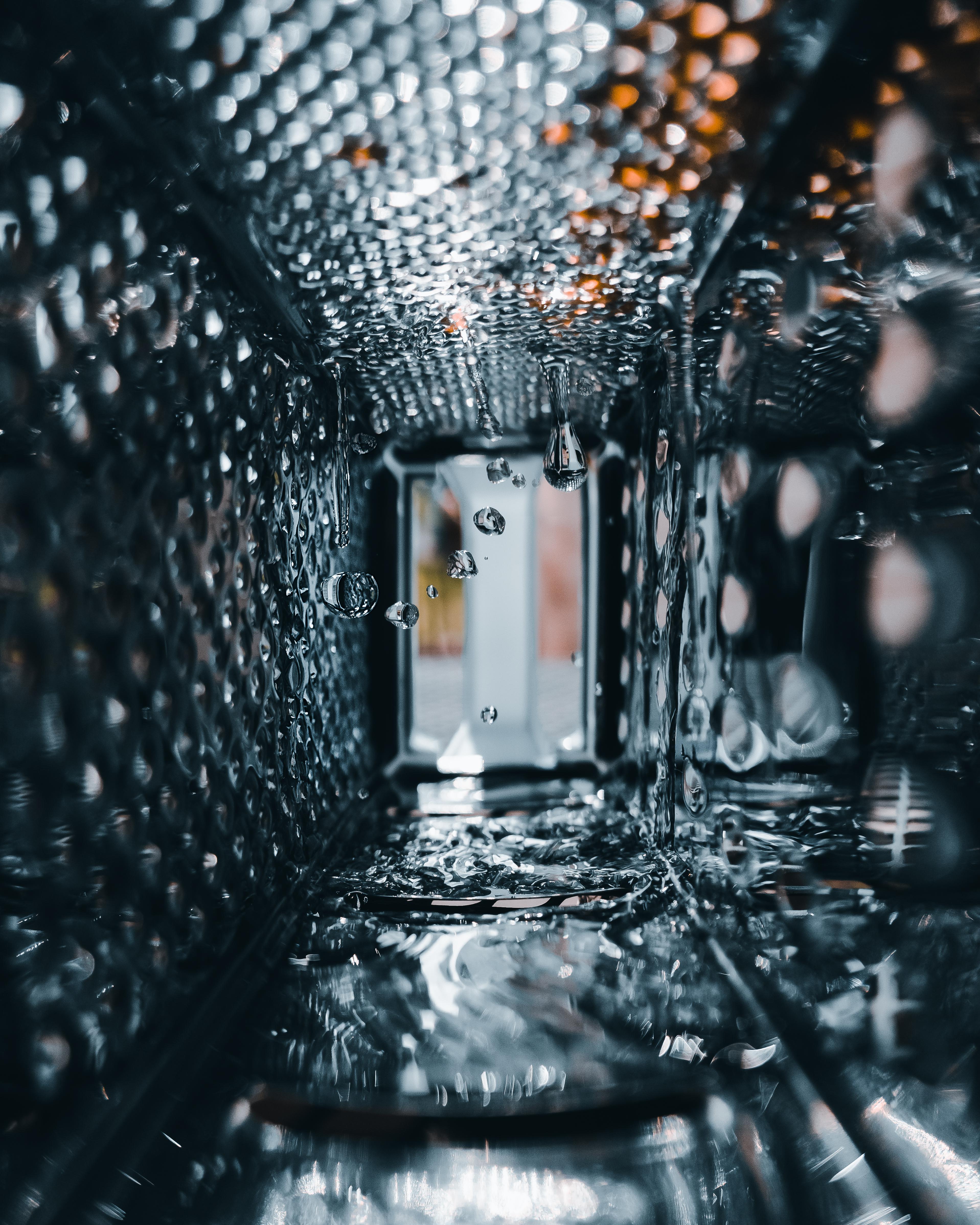 The inside of my cheese grater getting cleaned. r/pics