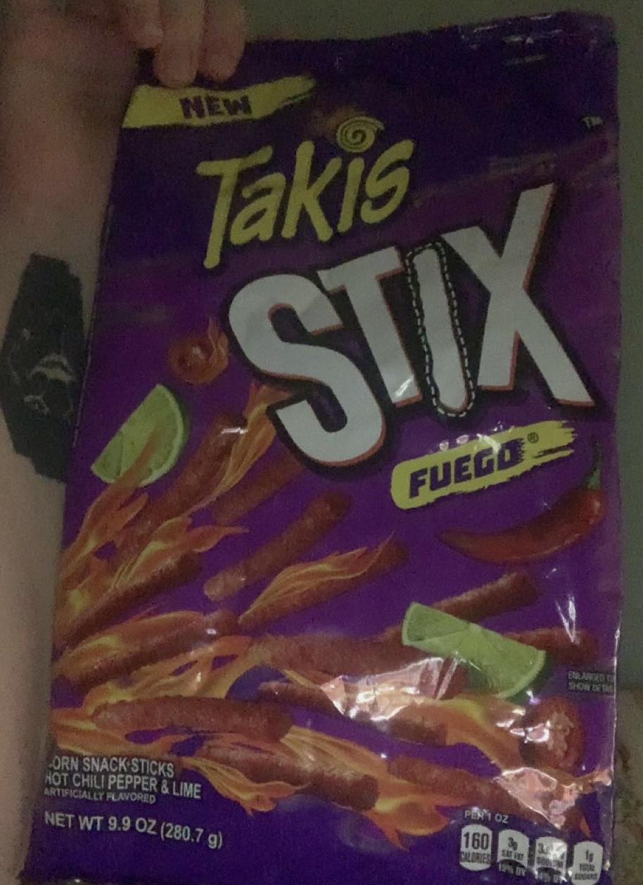 fuego takis stix are top tier (medium bag specifically) r/takis