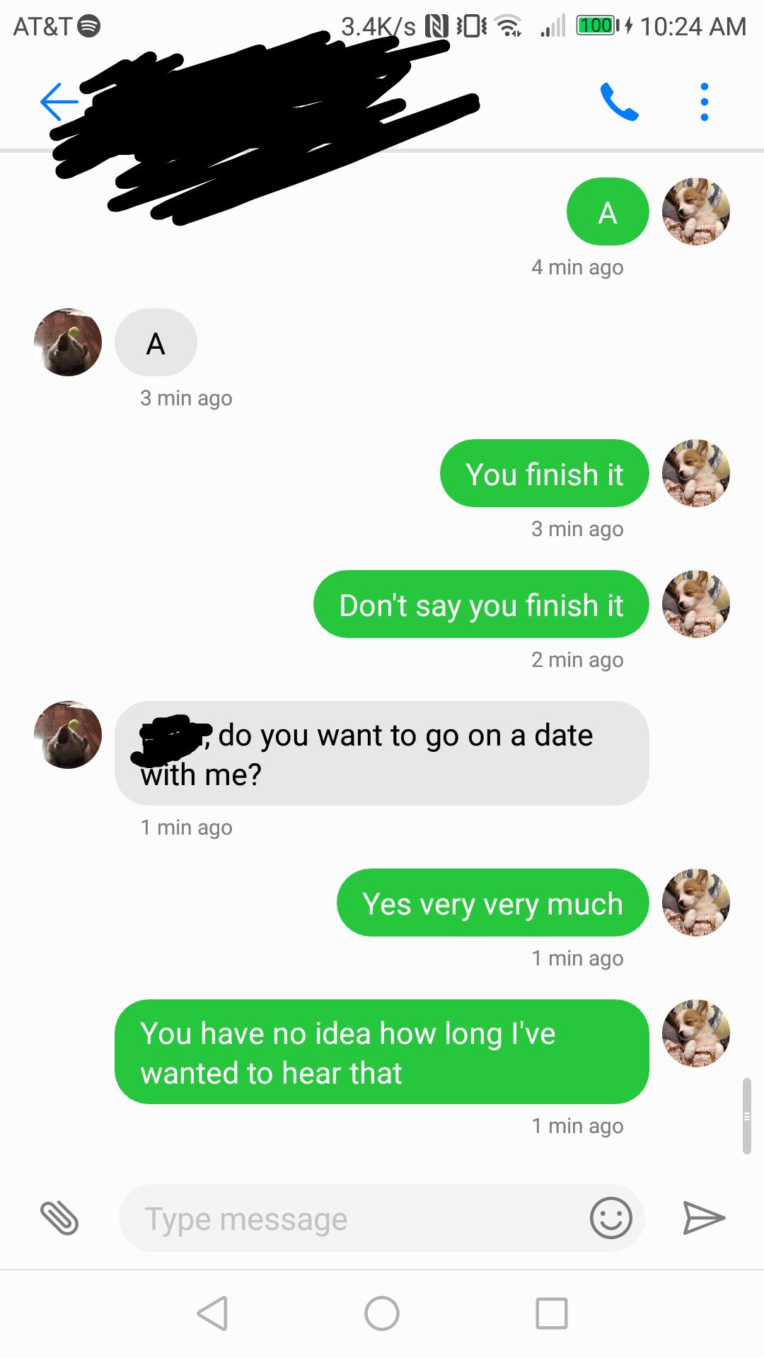 After 2 years of building a relationship with a cute and very shy girl