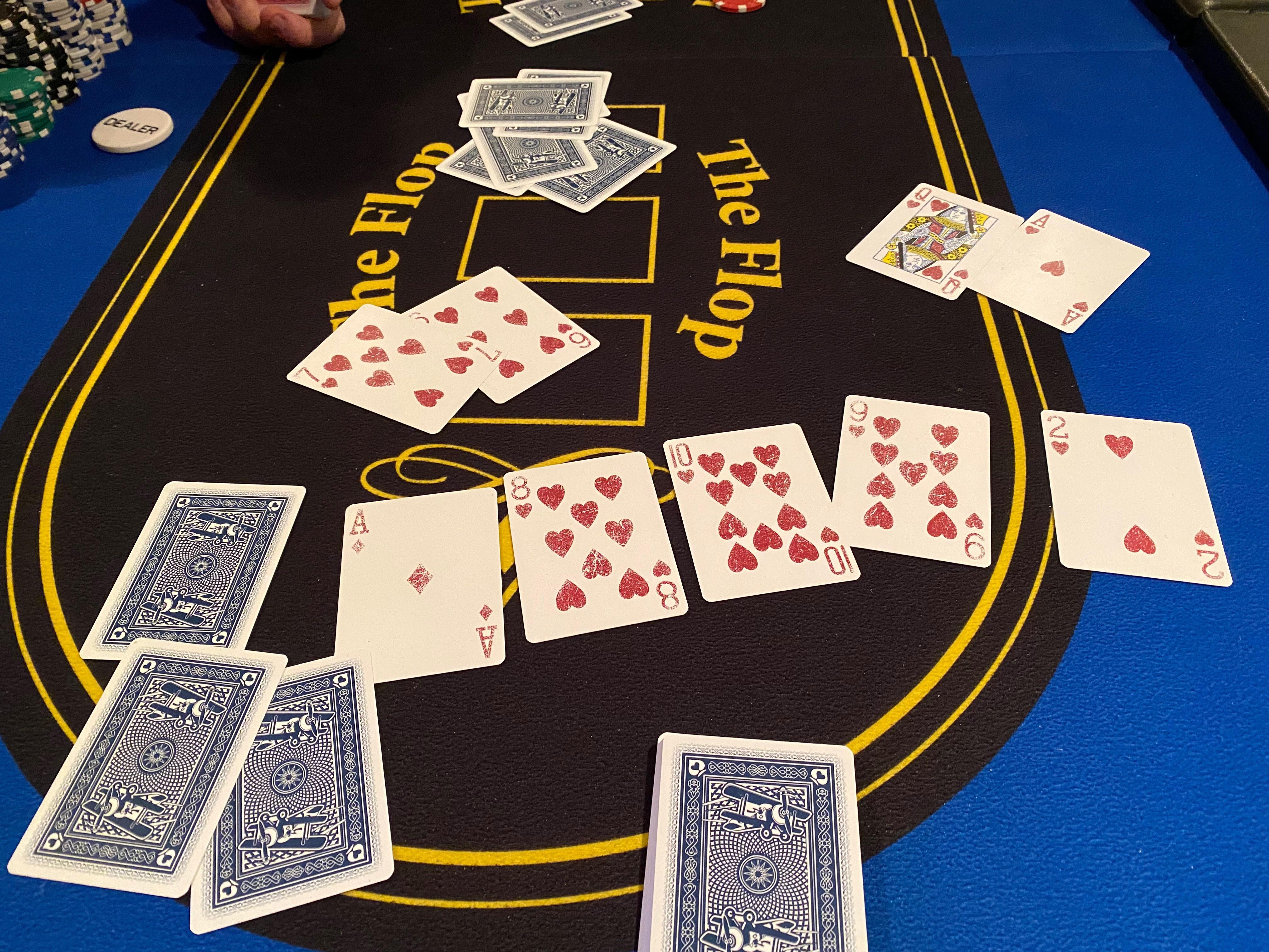 Experienced one of the worst bad beats of my life at a home game