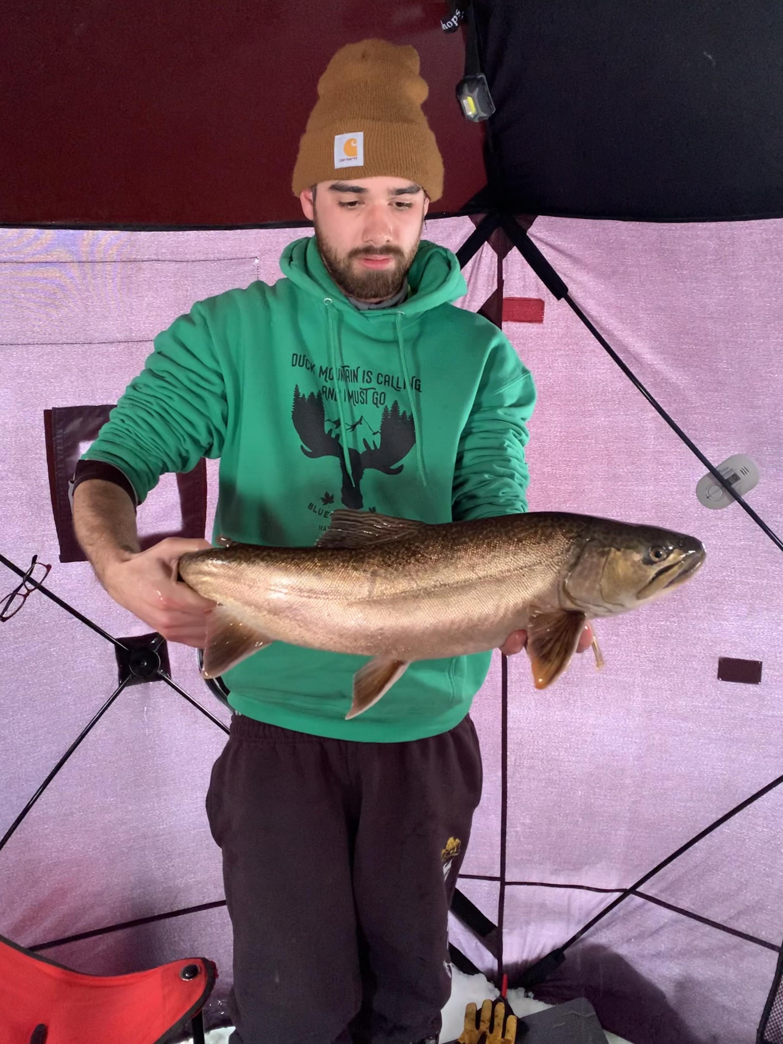 26” beast of a tiger trout. Personal best trout of any species r/Fishing