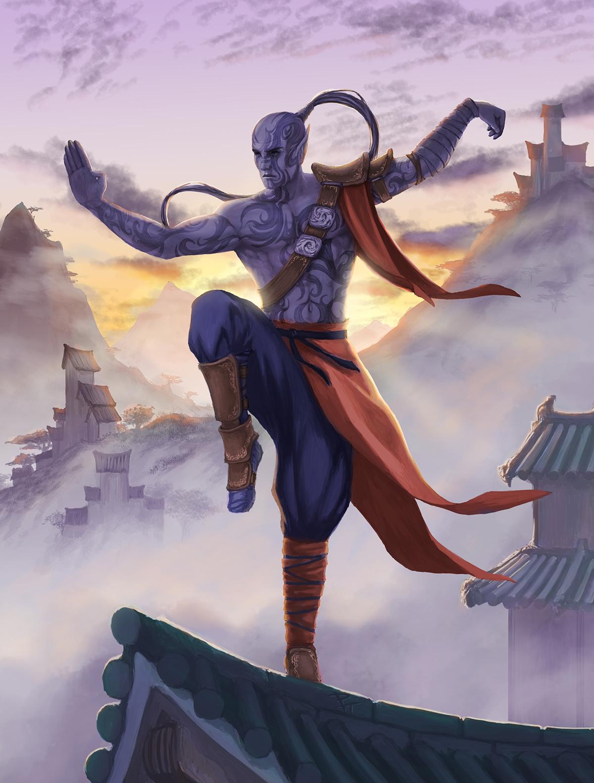 [Art] Talislanta monk! r/DnD