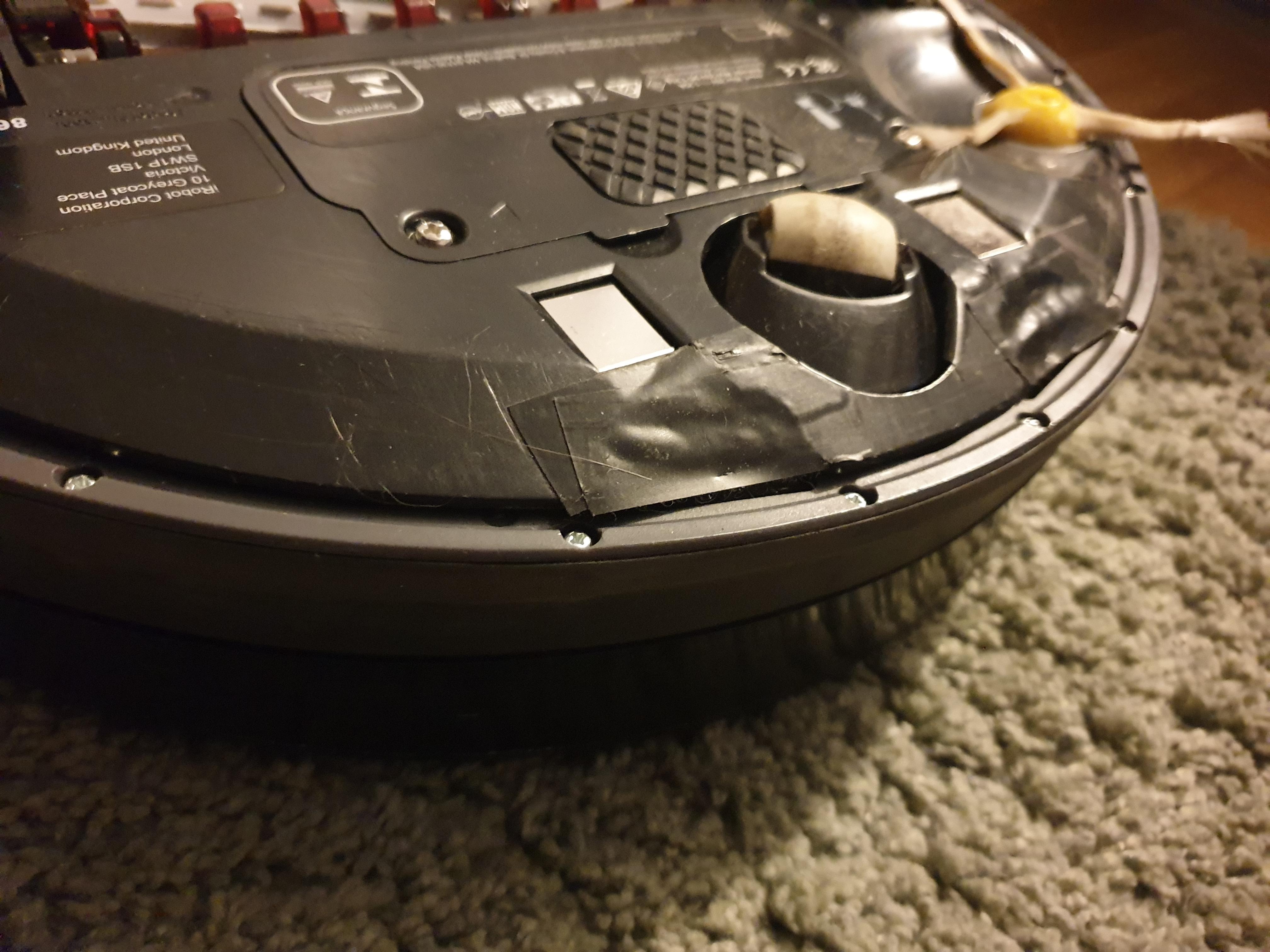 Our roomba has these stair/egde sensors. We do not have any stairs, but