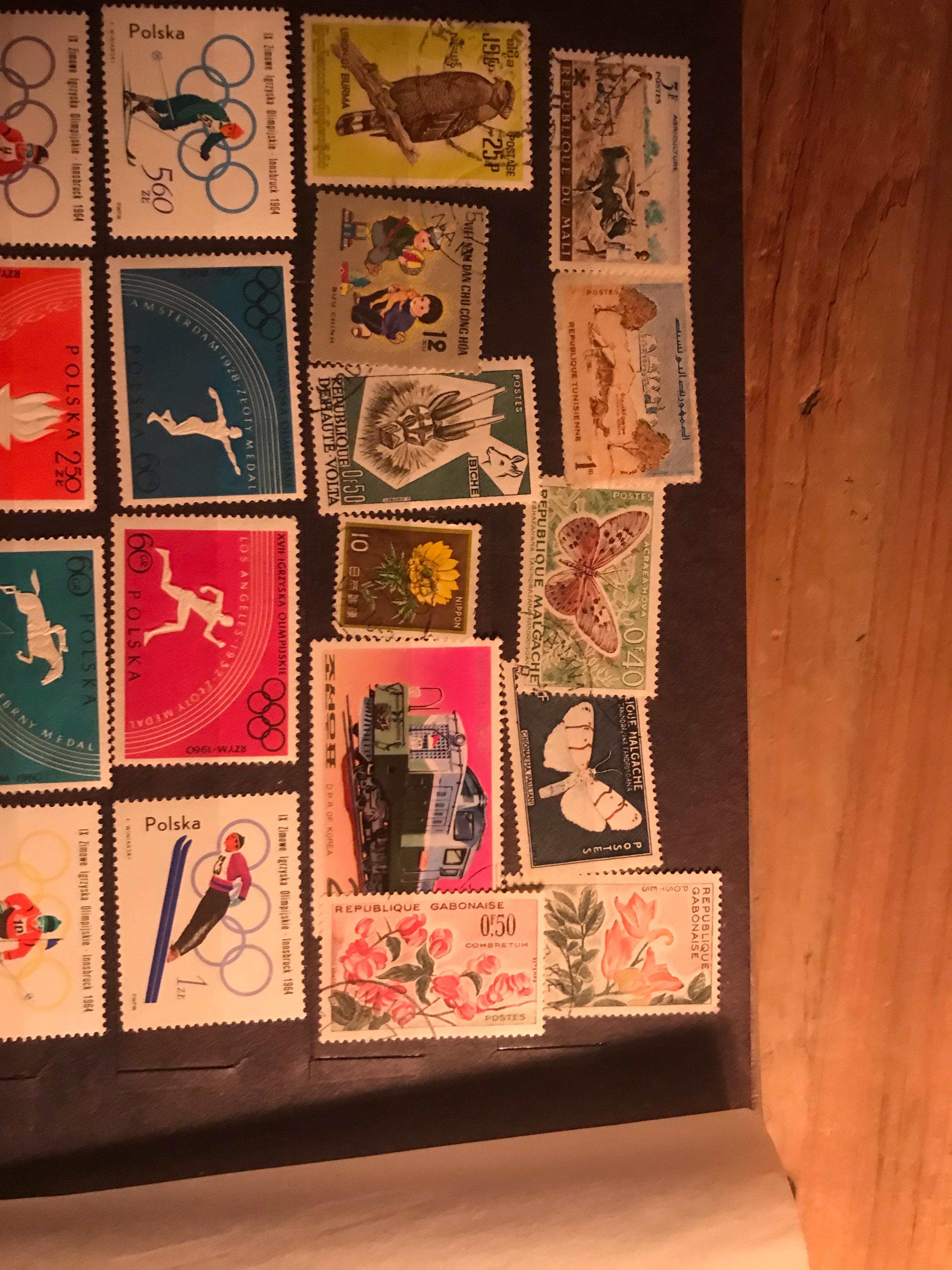Are any of these international stamps worth anything? r