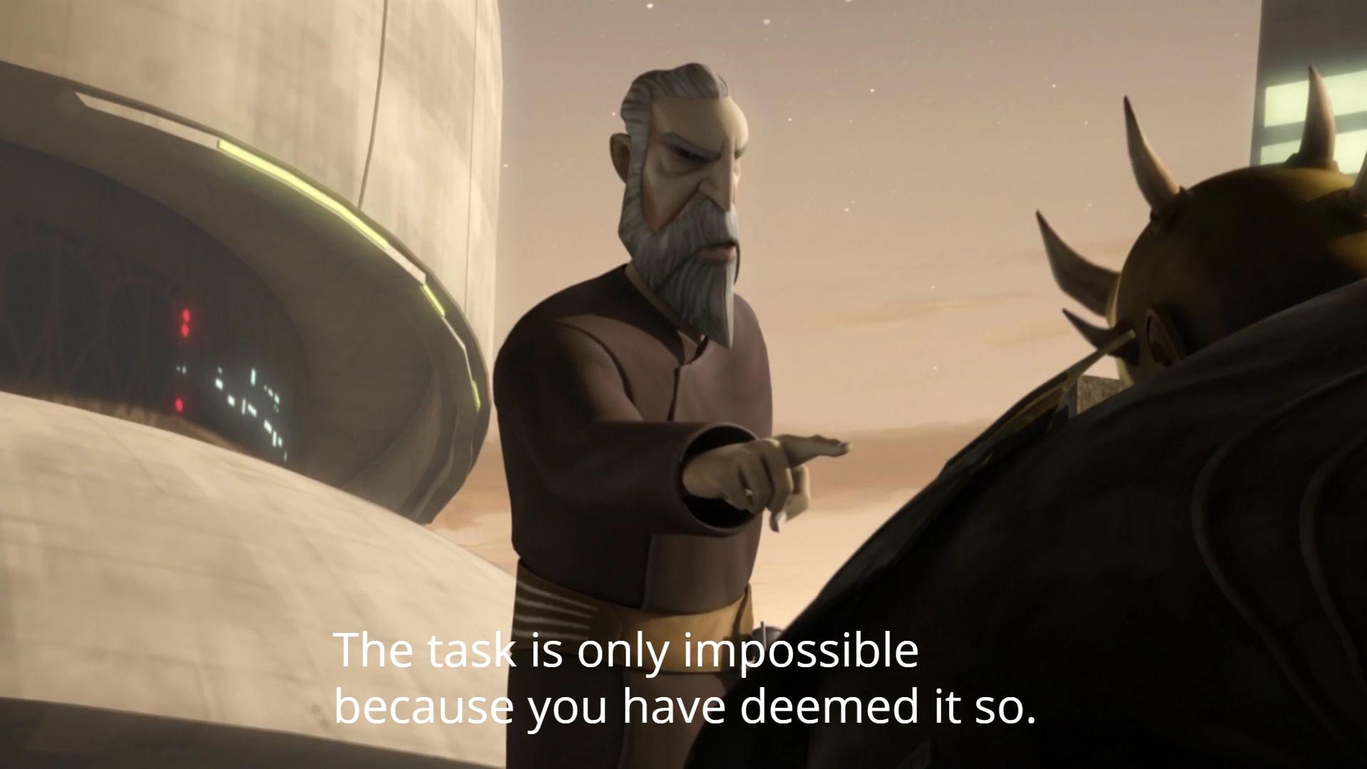 (Clone Wars Hype) Despite turning to the Dark Side, Dooku was still